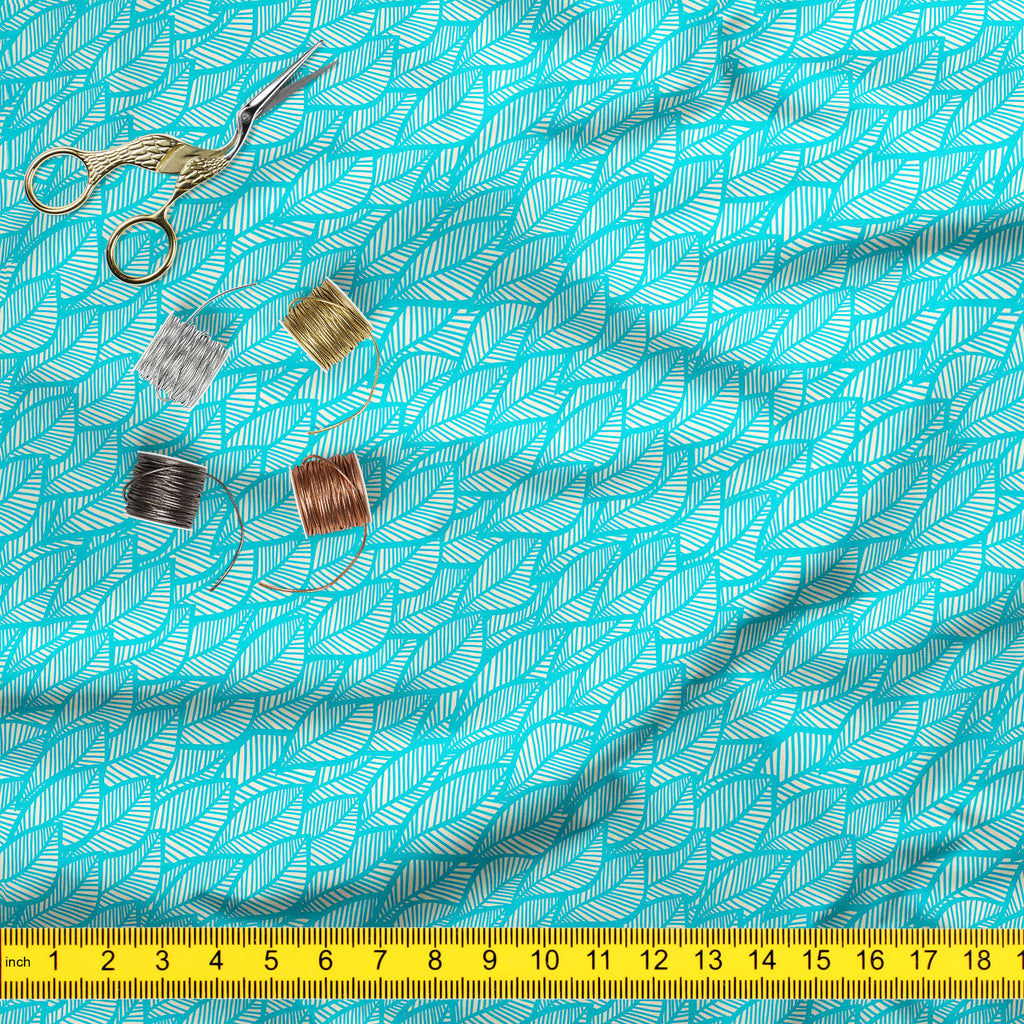 Blue Leaf D1 Upholstery Fabric by Metre | For Sofa, Curtains, Cushions, Furnishing, Craft, Dress Material-Upholstery Fabrics-FAB_RW-IC 5007397 IC 5007397, Black and White, Botanical, Decorative, Digital, Digital Art, Drawing, Fashion, Floral, Flowers, Graphic, Illustrations, Modern Art, Nature, Patterns, Retro, Scenic, Seasons, Signs, Signs and Symbols, White, blue, leaf, d1, upholstery, fabric, by, metre, for, sofa, curtains, cushions, furnishing, craft, dress, material, autumn, cold, decoration, design, e