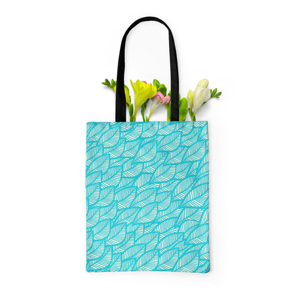 Blue Leaf D1 Tote Bag Shoulder Purse | Multipurpose-Tote Bags Basic-TOT_FB_BS-IC 5007397 IC 5007397, Black and White, Botanical, Decorative, Digital, Digital Art, Drawing, Fashion, Floral, Flowers, Graphic, Illustrations, Modern Art, Nature, Patterns, Retro, Scenic, Seasons, Signs, Signs and Symbols, White, blue, leaf, d1, tote, bag, shoulder, purse, multipurpose, autumn, cold, decoration, design, elegance, element, fall, foliage, illustration, modern, ornament, ornate, paper, pattern, plant, repeat, seamle