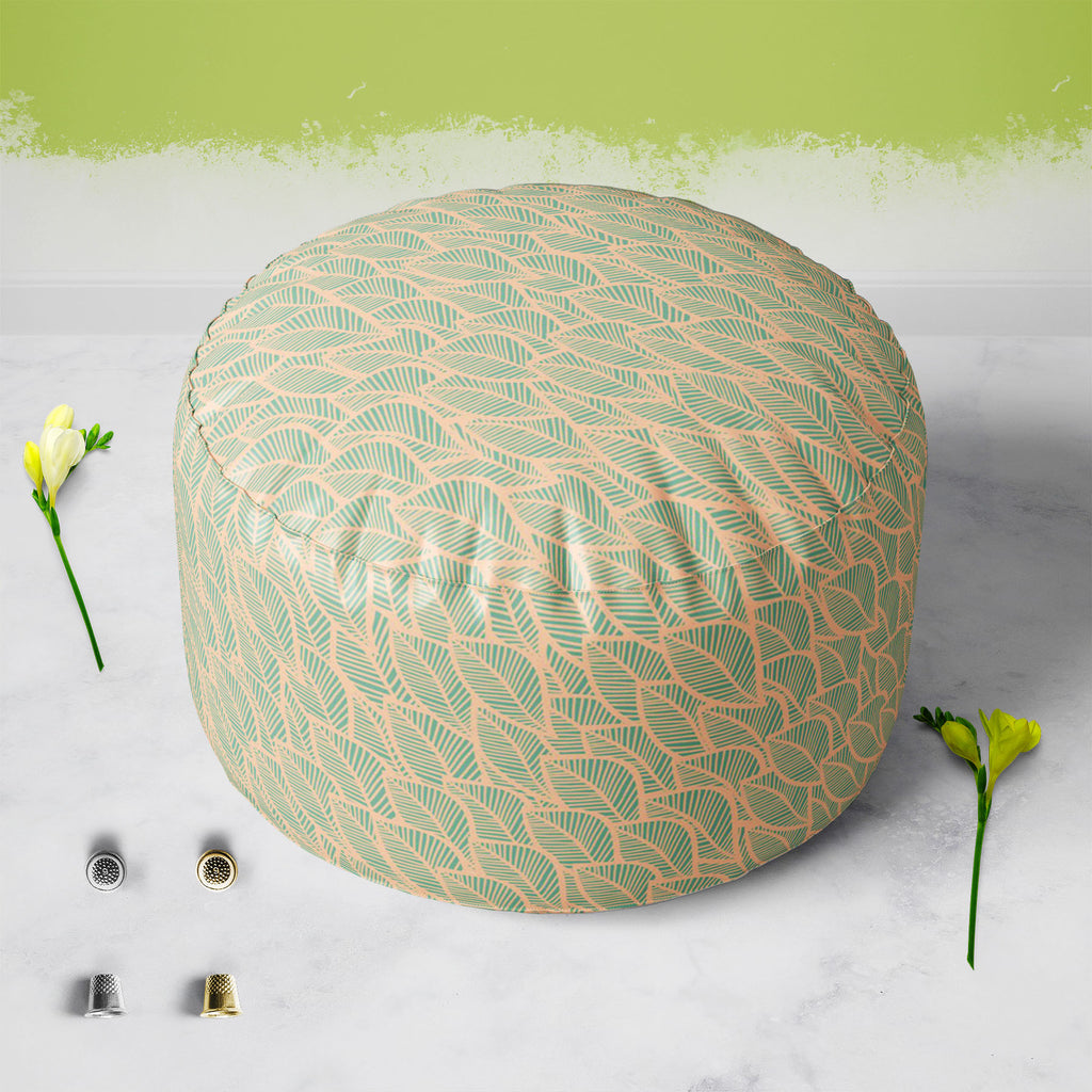 Blue Leaf D2 Footstool Footrest Puffy Pouffe Ottoman Bean Bag | Canvas Fabric-Footstools-FST_CB_BN-IC 5007398 IC 5007398, Black and White, Botanical, Decorative, Digital, Digital Art, Drawing, Fashion, Floral, Flowers, Graphic, Illustrations, Modern Art, Nature, Patterns, Retro, Scenic, Seasons, Signs, Signs and Symbols, White, blue, leaf, d2, footstool, footrest, puffy, pouffe, ottoman, bean, bag, canvas, fabric, autumn, cold, decoration, design, elegance, element, fall, foliage, illustration, modern, orna