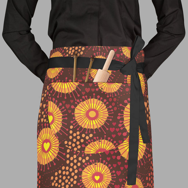 Psychedelic Art D1 Apron | Adjustable, Free Size & Waist Tiebacks-Aprons Waist to Feet-APR_WS_FT-IC 5007399 IC 5007399, Abstract Expressionism, Abstracts, Ancient, Art and Paintings, Black and White, Botanical, Circle, Digital, Digital Art, Dots, Drawing, Fashion, Floral, Flowers, Graphic, Hearts, Historical, Illustrations, Love, Medieval, Nature, Patterns, Retro, Romance, Semi Abstract, Signs, Signs and Symbols, Vintage, White, psychedelic, art, d1, full-length, waist, to, feet, apron, poly-cotton, fabric,