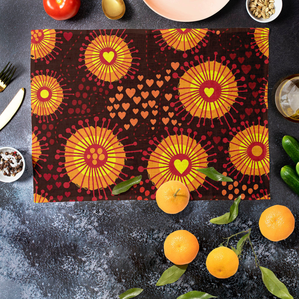 Psychedelic Art D1 Table Mat Placemat-Table Place Mats Fabric-MAT_TB-IC 5007399 IC 5007399, Abstract Expressionism, Abstracts, Ancient, Art and Paintings, Black and White, Botanical, Circle, Digital, Digital Art, Dots, Drawing, Fashion, Floral, Flowers, Graphic, Hearts, Historical, Illustrations, Love, Medieval, Nature, Patterns, Retro, Romance, Semi Abstract, Signs, Signs and Symbols, Vintage, White, psychedelic, art, d1, table, mat, placemat, abstract, background, collection, crazy, curly, decoration, des