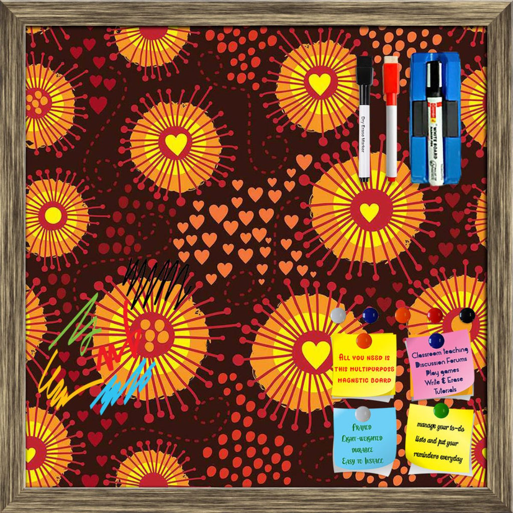 Psychedelic Art Framed Magnetic Dry Erase Board | Combo with Magnet Buttons & Markers-Magnetic Boards Framed-MGB_FR-IC 5007399 IC 5007399, Abstract Expressionism, Abstracts, Ancient, Art and Paintings, Black and White, Botanical, Circle, Digital, Digital Art, Dots, Drawing, Fashion, Floral, Flowers, Graphic, Hearts, Historical, Illustrations, Love, Medieval, Nature, Patterns, Retro, Romance, Semi Abstract, Signs, Signs and Symbols, Vintage, White, psychedelic, art, framed, magnetic, dry, erase, board, print