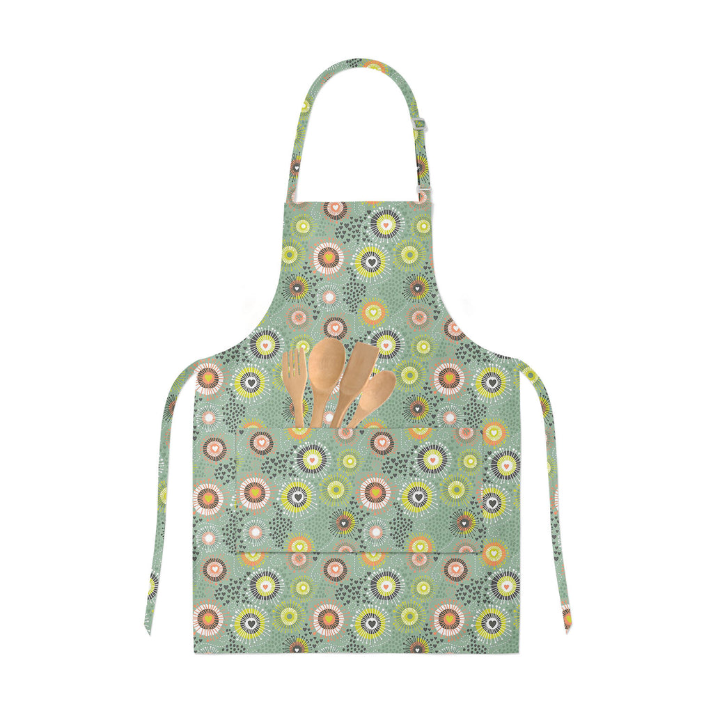 Psychedelic Art Apron | Adjustable, Free Size & Waist Tiebacks-Aprons Neck to Knee-APR_NK_KN-IC 5007400 IC 5007400, Abstract Expressionism, Abstracts, Ancient, Art and Paintings, Black and White, Botanical, Circle, Digital, Digital Art, Dots, Drawing, Fashion, Floral, Flowers, Graphic, Hearts, Historical, Illustrations, Love, Medieval, Nature, Patterns, Retro, Romance, Semi Abstract, Signs, Signs and Symbols, Vintage, White, psychedelic, art, apron, adjustable, free, size, waist, tiebacks, abstract, backgro