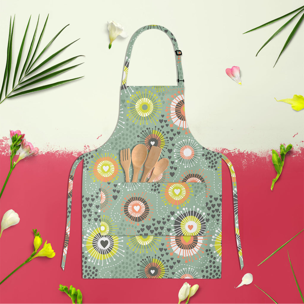 Psychedelic Art D2 Apron | Adjustable, Free Size & Waist Tiebacks-Aprons Neck to Knee-APR_NK_KN-IC 5007400 IC 5007400, Abstract Expressionism, Abstracts, Ancient, Art and Paintings, Black and White, Botanical, Circle, Digital, Digital Art, Dots, Drawing, Fashion, Floral, Flowers, Graphic, Hearts, Historical, Illustrations, Love, Medieval, Nature, Patterns, Retro, Romance, Semi Abstract, Signs, Signs and Symbols, Vintage, White, psychedelic, art, d2, apron, adjustable, free, size, waist, tiebacks, abstract, 