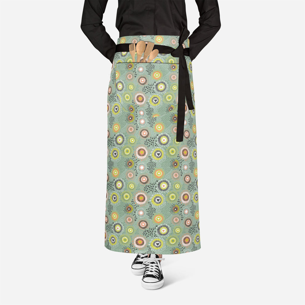 Psychedelic Art Apron | Adjustable, Free Size & Waist Tiebacks-Aprons Waist to Knee-APR_WS_FT-IC 5007400 IC 5007400, Abstract Expressionism, Abstracts, Ancient, Art and Paintings, Black and White, Botanical, Circle, Digital, Digital Art, Dots, Drawing, Fashion, Floral, Flowers, Graphic, Hearts, Historical, Illustrations, Love, Medieval, Nature, Patterns, Retro, Romance, Semi Abstract, Signs, Signs and Symbols, Vintage, White, psychedelic, art, apron, adjustable, free, size, waist, tiebacks, abstract, backgr