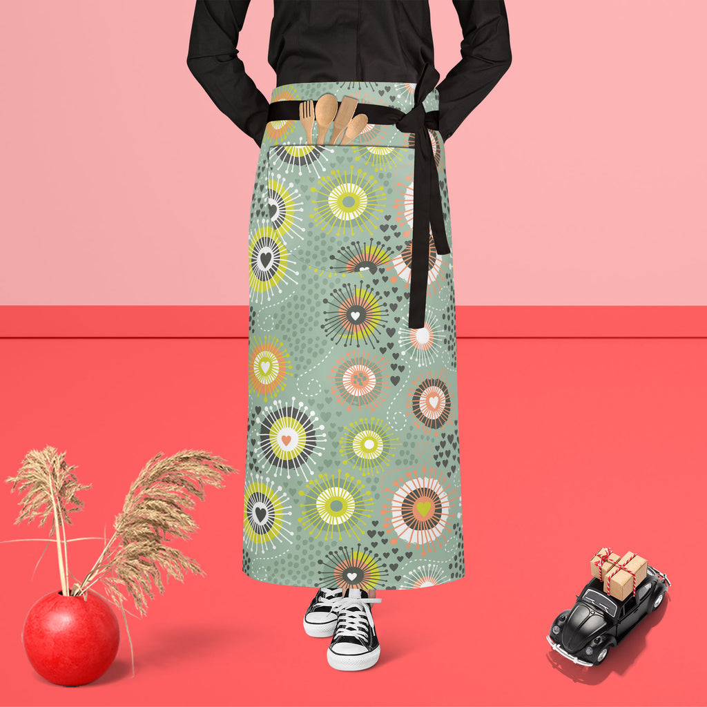 Psychedelic Art D2 Apron | Adjustable, Free Size & Waist Tiebacks-Aprons Waist to Feet-APR_WS_FT-IC 5007400 IC 5007400, Abstract Expressionism, Abstracts, Ancient, Art and Paintings, Black and White, Botanical, Circle, Digital, Digital Art, Dots, Drawing, Fashion, Floral, Flowers, Graphic, Hearts, Historical, Illustrations, Love, Medieval, Nature, Patterns, Retro, Romance, Semi Abstract, Signs, Signs and Symbols, Vintage, White, psychedelic, art, d2, apron, adjustable, free, size, waist, tiebacks, abstract,