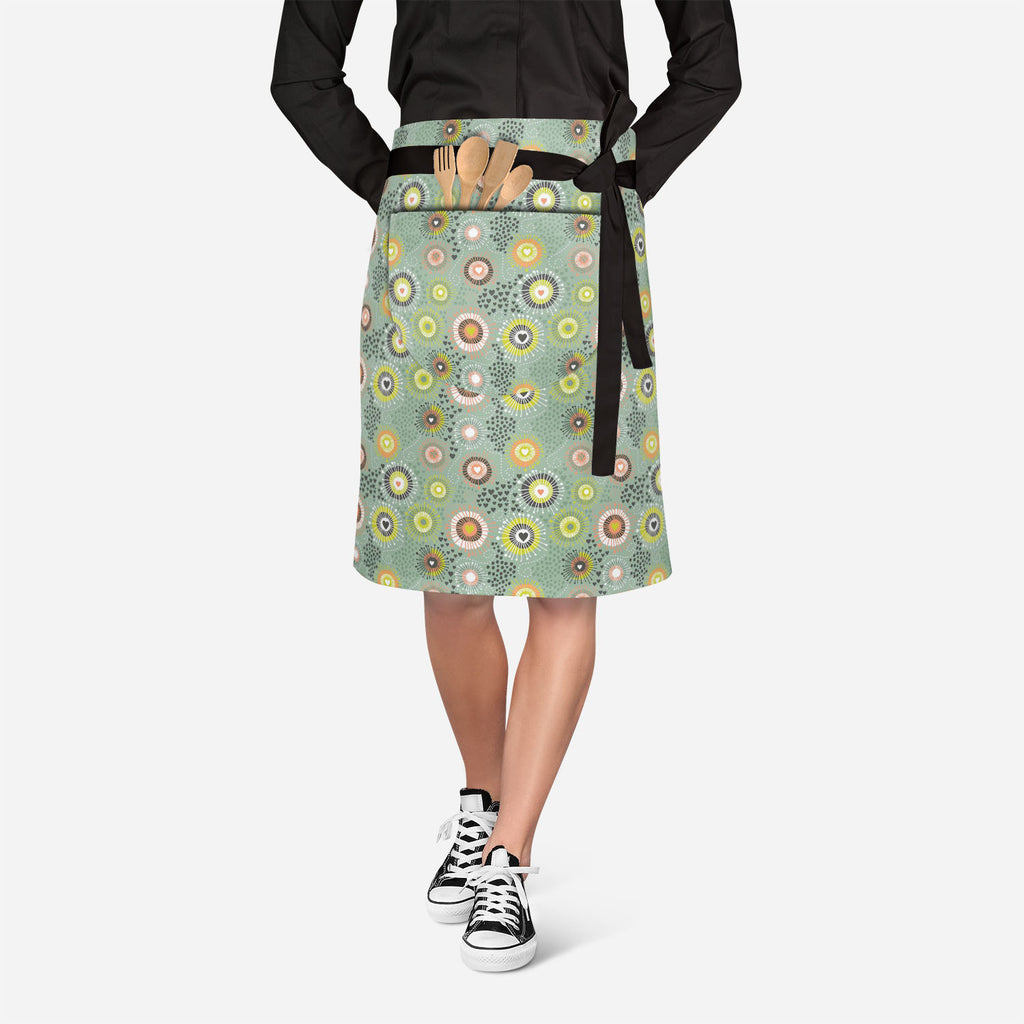 Psychedelic Art Apron | Adjustable, Free Size & Waist Tiebacks-Apron Waist to Feet-APR_WS_KN-IC 5007400 IC 5007400, Abstract Expressionism, Abstracts, Ancient, Art and Paintings, Black and White, Botanical, Circle, Digital, Digital Art, Dots, Drawing, Fashion, Floral, Flowers, Graphic, Hearts, Historical, Illustrations, Love, Medieval, Nature, Patterns, Retro, Romance, Semi Abstract, Signs, Signs and Symbols, Vintage, White, psychedelic, art, apron, adjustable, free, size, waist, tiebacks, abstract, backgro