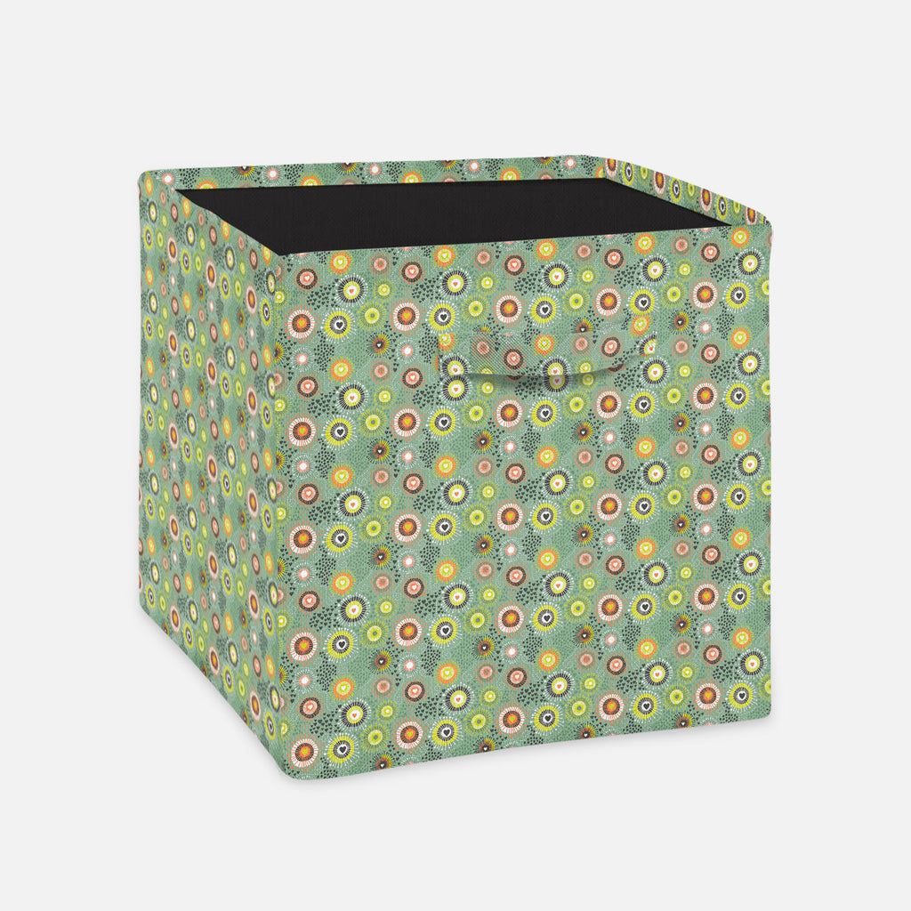 Psychedelic Art Foldable Open Storage Bin | Organizer Box, Toy Basket, Shelf Box, Laundry Bag | Canvas Fabric-Storage Bins-STR_BI_CB-IC 5007400 IC 5007400, Abstract Expressionism, Abstracts, Ancient, Art and Paintings, Black and White, Botanical, Circle, Digital, Digital Art, Dots, Drawing, Fashion, Floral, Flowers, Graphic, Hearts, Historical, Illustrations, Love, Medieval, Nature, Patterns, Retro, Romance, Semi Abstract, Signs, Signs and Symbols, Vintage, White, psychedelic, art, foldable, open, storage, 