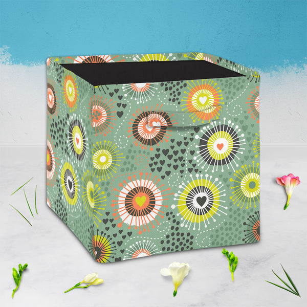 Psychedelic Art D2 Foldable Open Storage Bin | Organizer Box, Toy Basket, Shelf Box, Laundry Bag | Canvas Fabric-Storage Bins-STR_BI_CB-IC 5007400 IC 5007400, Abstract Expressionism, Abstracts, Ancient, Art and Paintings, Black and White, Botanical, Circle, Digital, Digital Art, Dots, Drawing, Fashion, Floral, Flowers, Graphic, Hearts, Historical, Illustrations, Love, Medieval, Nature, Patterns, Retro, Romance, Semi Abstract, Signs, Signs and Symbols, Vintage, White, psychedelic, art, d2, foldable, open, st