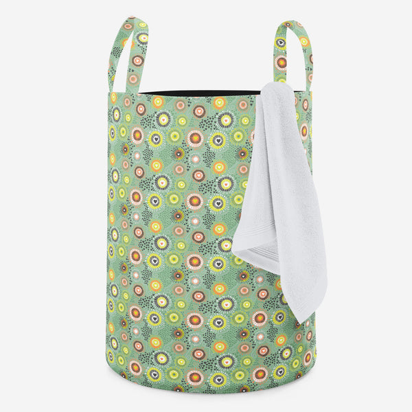 Psychedelic Art Foldable Open Storage Bin | Organizer Box, Toy Basket, Shelf Box, Laundry Bag | Canvas Fabric-Storage Bins-STR_BI_RD-IC 5007400 IC 5007400, Abstract Expressionism, Abstracts, Ancient, Art and Paintings, Black and White, Botanical, Circle, Digital, Digital Art, Dots, Drawing, Fashion, Floral, Flowers, Graphic, Hearts, Historical, Illustrations, Love, Medieval, Nature, Patterns, Retro, Romance, Semi Abstract, Signs, Signs and Symbols, Vintage, White, psychedelic, art, foldable, open, storage, 