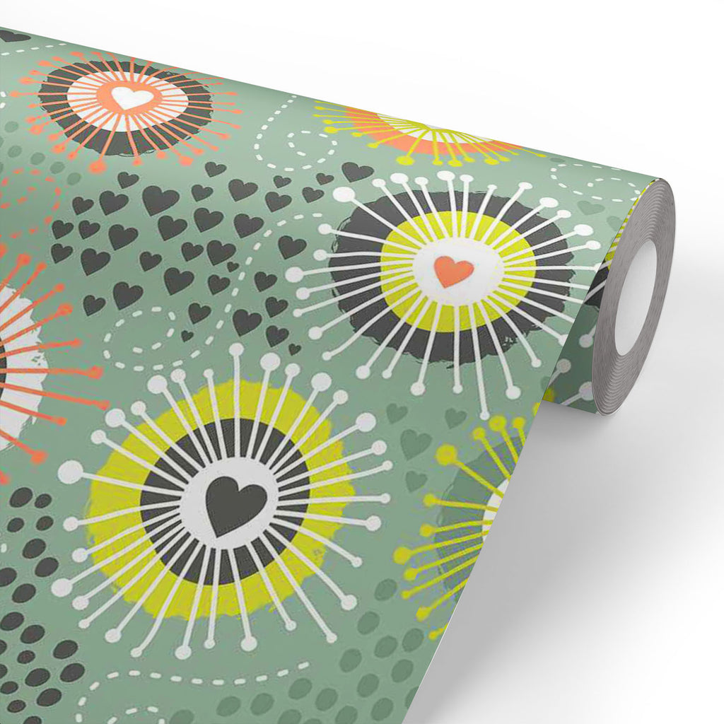 Psychedelic Art Wallpaper Roll-Wallpapers Peel & Stick-WAL_PA-IC 5007400 IC 5007400, Abstract Expressionism, Abstracts, Ancient, Art and Paintings, Black and White, Botanical, Circle, Digital, Digital Art, Dots, Drawing, Fashion, Floral, Flowers, Graphic, Hearts, Historical, Illustrations, Love, Medieval, Nature, Patterns, Retro, Romance, Semi Abstract, Signs, Signs and Symbols, Vintage, White, psychedelic, art, wallpaper, roll, abstract, background, collection, crazy, curly, decoration, design, dot, elemen