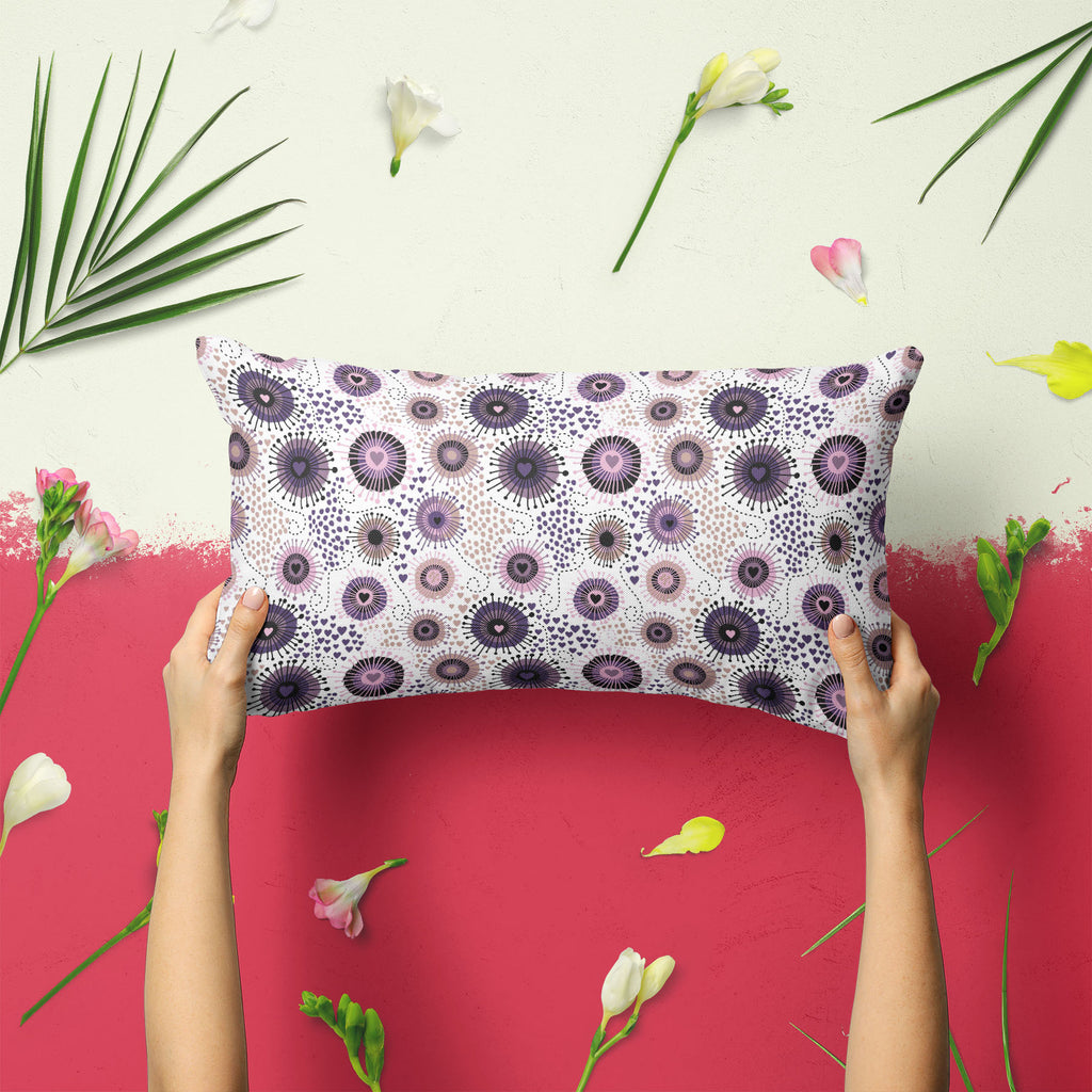 Circle & Hearts Pillow Cover Case-Pillow Cases-PIL_CV-IC 5007401 IC 5007401, Abstract Expressionism, Abstracts, Ancient, Art and Paintings, Black and White, Botanical, Circle, Digital, Digital Art, Dots, Drawing, Fashion, Floral, Flowers, Graphic, Hearts, Historical, Illustrations, Love, Medieval, Nature, Patterns, Retro, Romance, Semi Abstract, Signs, Signs and Symbols, Vintage, White, pillow, cover, case, abstract, art, background, brown, collection, crazy, curly, decoration, design, dot, element, ellipse