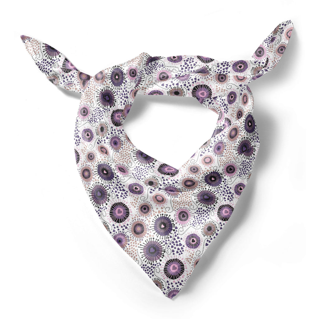 Circle & Hearts Printed Scarf | Neckwear Balaclava | Girls & Women | Soft Poly Fabric-Scarfs Basic-SCF_FB_BS-IC 5007401 IC 5007401, Abstract Expressionism, Abstracts, Ancient, Art and Paintings, Black and White, Botanical, Circle, Digital, Digital Art, Dots, Drawing, Fashion, Floral, Flowers, Graphic, Hearts, Historical, Illustrations, Love, Medieval, Nature, Patterns, Retro, Romance, Semi Abstract, Signs, Signs and Symbols, Vintage, White, printed, scarf, neckwear, balaclava, girls, women, soft, poly, fabr