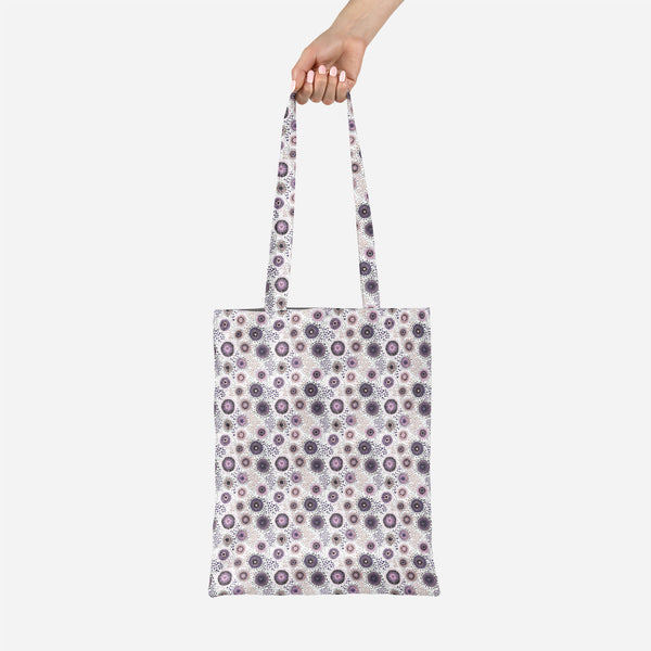 ArtzFolio Circle & Hearts Tote Bag Shoulder Purse | Multipurpose-Tote Bags Basic-AZ5007401TOT_RF-IC 5007401 IC 5007401, Abstract Expressionism, Abstracts, Ancient, Art and Paintings, Black and White, Botanical, Circle, Digital, Digital Art, Dots, Drawing, Fashion, Floral, Flowers, Graphic, Hearts, Historical, Illustrations, Love, Medieval, Nature, Patterns, Retro, Romance, Semi Abstract, Signs, Signs and Symbols, Vintage, White, canvas, tote, bag, shoulder, purse, multipurpose, abstract, art, background, br
