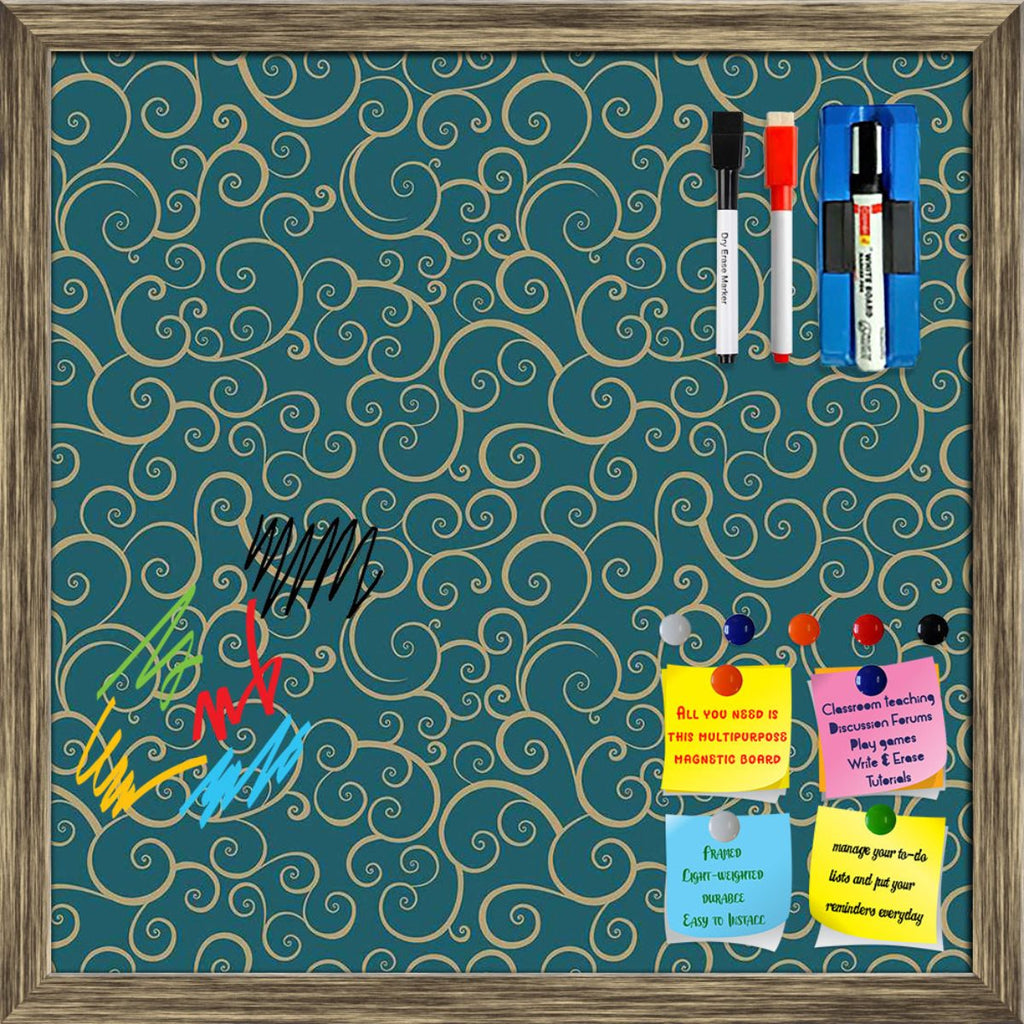 Spiral Framed Magnetic Dry Erase Board | Combo with Magnet Buttons & Markers-Magnetic Boards Framed-MGB_FR-IC 5007402 IC 5007402, Abstract Expressionism, Abstracts, Ancient, Art and Paintings, Circle, Digital, Digital Art, Drawing, Fashion, Graphic, Historical, Illustrations, Medieval, Patterns, Retro, Semi Abstract, Signs, Signs and Symbols, Vintage, spiral, framed, magnetic, dry, erase, board, printed, whiteboard, with, 4, magnets, 2, markers, 1, duster, abstract, art, background, collection, curly, decor