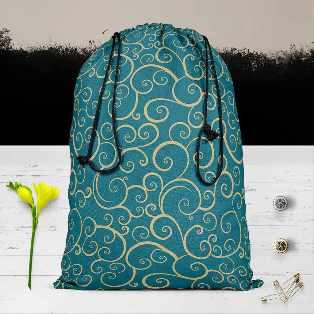 Spiral D2 Reusable Sack Bag | Bag for Gym, Storage, Vegetable & Travel-Drawstring Sack Bags-SCK_FB_DS-IC 5007402 IC 5007402, Abstract Expressionism, Abstracts, Ancient, Art and Paintings, Circle, Digital, Digital Art, Drawing, Fashion, Graphic, Historical, Illustrations, Medieval, Patterns, Retro, Semi Abstract, Signs, Signs and Symbols, Vintage, spiral, d2, reusable, sack, bag, for, gym, storage, vegetable, travel, abstract, art, background, collection, curly, decoration, design, element, ellipse, flourish