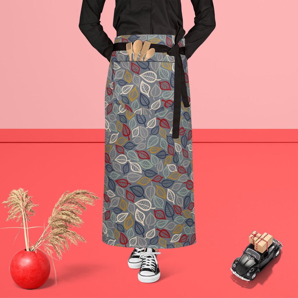 Summer Leaves Apron | Adjustable, Free Size & Waist Tiebacks-Aprons Waist to Feet-APR_WS_FT-IC 5007403 IC 5007403, Abstract Expressionism, Abstracts, Art and Paintings, Botanical, Decorative, Digital, Digital Art, Drawing, Fashion, Floral, Flowers, Graphic, Illustrations, Modern Art, Nature, Patterns, Retro, Scenic, Seasons, Semi Abstract, summer, leaves, apron, adjustable, free, size, waist, tiebacks, abstract, art, autumn, background, curve, decor, decoration, elegance, element, environmental, fabric, fal