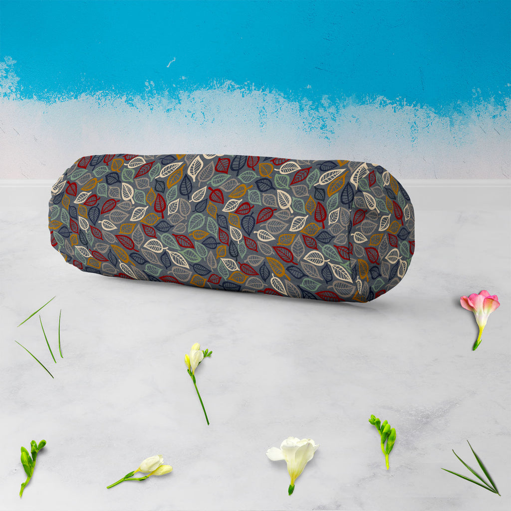 Summer Leaves Bolster Cover Booster Cases | Concealed Zipper Opening-Bolster Covers-BOL_CV_ZP-IC 5007403 IC 5007403, Abstract Expressionism, Abstracts, Art and Paintings, Botanical, Decorative, Digital, Digital Art, Drawing, Fashion, Floral, Flowers, Graphic, Illustrations, Modern Art, Nature, Patterns, Retro, Scenic, Seasons, Semi Abstract, summer, leaves, bolster, cover, booster, cases, concealed, zipper, opening, abstract, art, autumn, background, curve, decor, decoration, elegance, element, environmenta