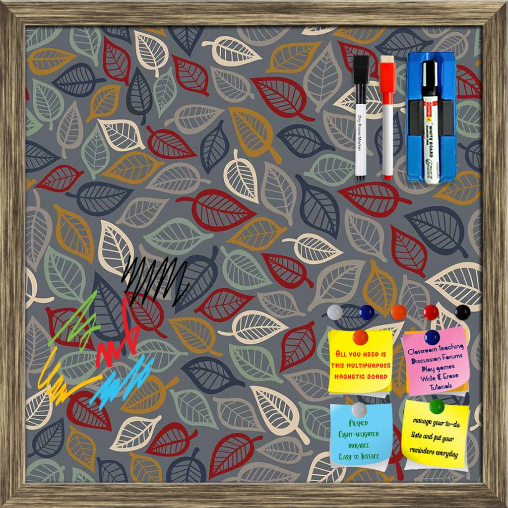 Summer Leaves Framed Magnetic Dry Erase Board | Combo with Magnet Buttons & Markers-Magnetic Boards Framed-MGB_FR-IC 5007403 IC 5007403, Abstract Expressionism, Abstracts, Art and Paintings, Botanical, Decorative, Digital, Digital Art, Drawing, Fashion, Floral, Flowers, Graphic, Illustrations, Modern Art, Nature, Patterns, Retro, Scenic, Seasons, Semi Abstract, summer, leaves, framed, magnetic, dry, erase, board, printed, whiteboard, with, 4, magnets, 2, markers, 1, duster, abstract, art, autumn, background