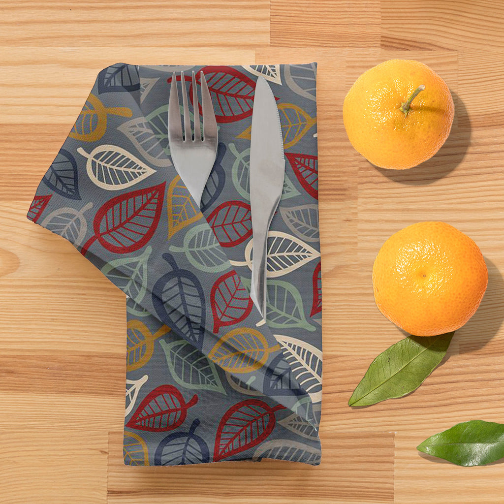 Summer Leaves Table Napkin-Table Napkins-NAP_TB-IC 5007403 IC 5007403, Abstract Expressionism, Abstracts, Art and Paintings, Botanical, Decorative, Digital, Digital Art, Drawing, Fashion, Floral, Flowers, Graphic, Illustrations, Modern Art, Nature, Patterns, Retro, Scenic, Seasons, Semi Abstract, summer, leaves, table, napkin, abstract, art, autumn, background, curve, decor, decoration, elegance, element, environmental, fabric, fall, foliage, forrest, grass, green, illustration, leaf, modern, orange, orname