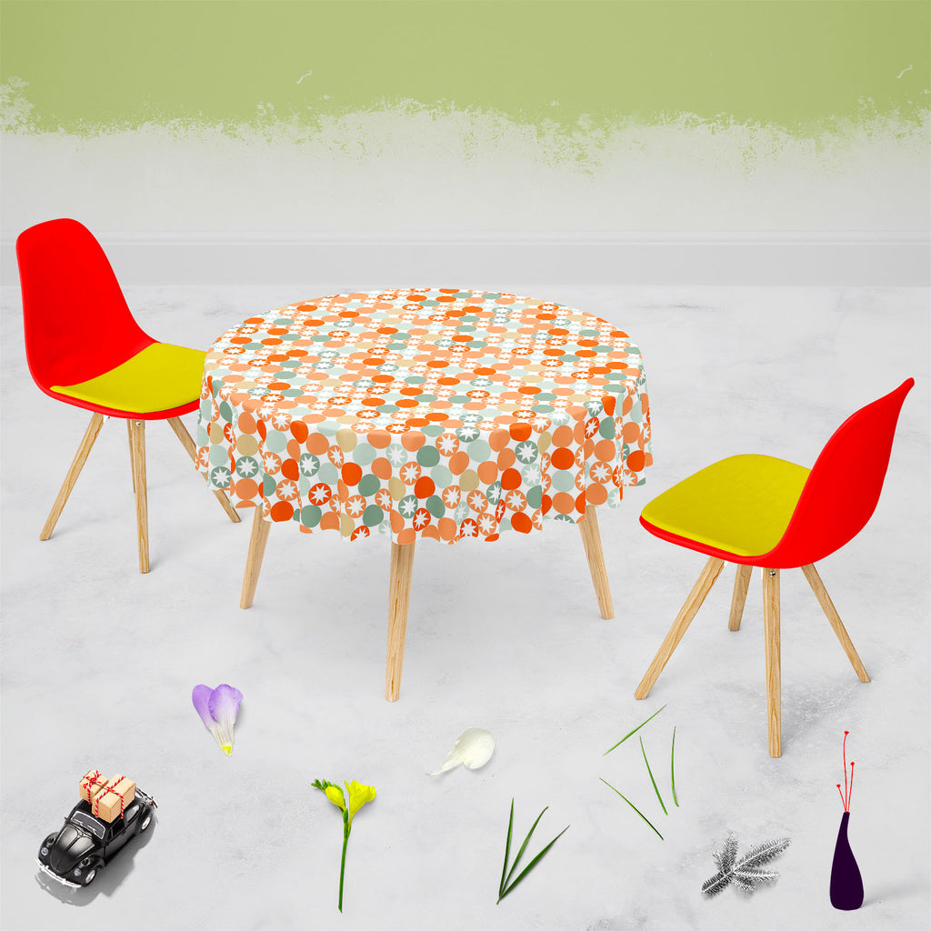 Circles & Stars Table Cloth Cover-Table Covers-CVR_TB_RD-IC 5007404 IC 5007404, Abstract Expressionism, Abstracts, Ancient, Art and Paintings, Circle, Decorative, Digital, Digital Art, Drawing, Fashion, Graphic, Historical, Illustrations, Medieval, Modern Art, Patterns, Retro, Semi Abstract, Signs, Signs and Symbols, Symbols, Vintage, circles, stars, table, cloth, cover, abstract, art, backdrop, background, beauty, blue, color, colorful, creative, cute, decoration, design, elegance, element, green, illustra