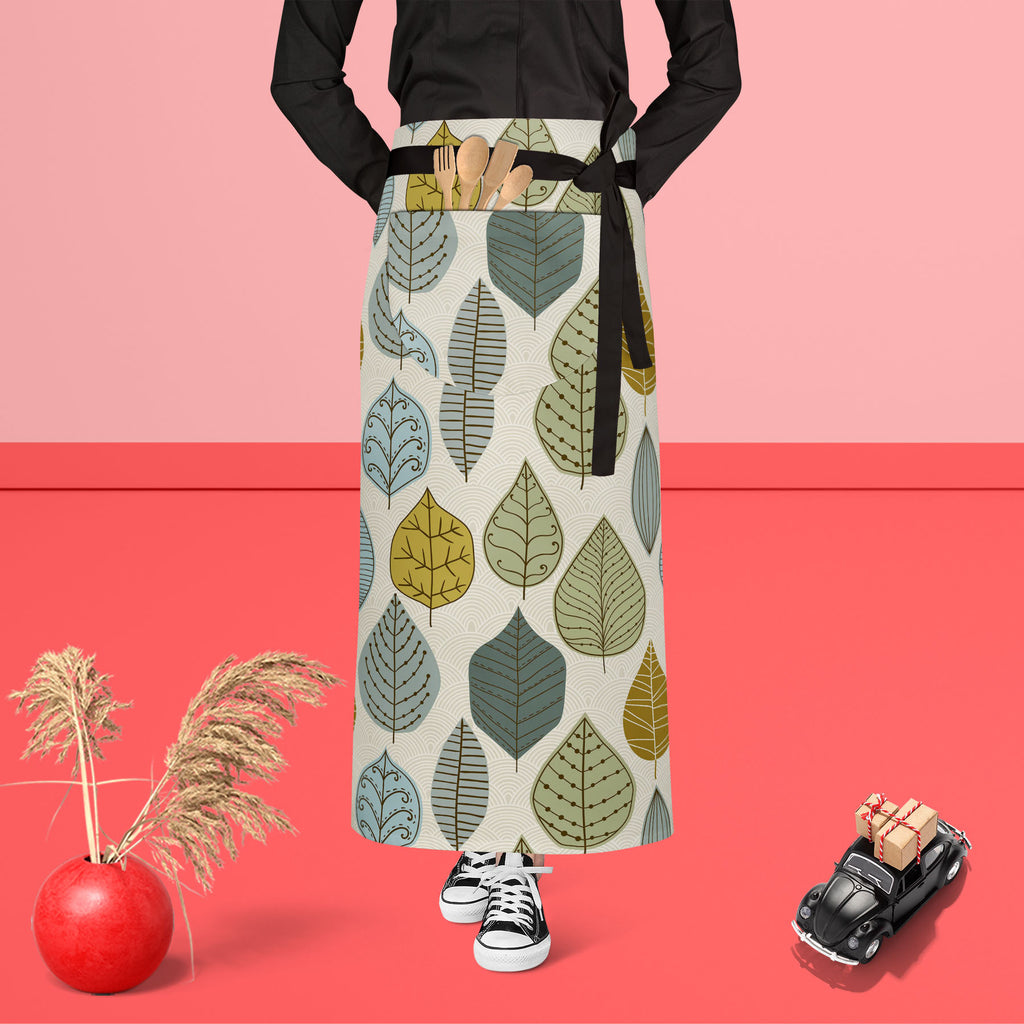 Autumn Leaf D1 Apron | Adjustable, Free Size & Waist Tiebacks-Aprons Waist to Feet-APR_WS_FT-IC 5007405 IC 5007405, Abstract Expressionism, Abstracts, Ancient, Art and Paintings, Black and White, Decorative, Digital, Digital Art, Drawing, Fashion, Graphic, Historical, Illustrations, Medieval, Modern Art, Nature, Paintings, Patterns, Retro, Scenic, Seasons, Semi Abstract, Signs, Signs and Symbols, Vintage, White, autumn, leaf, d1, apron, adjustable, free, size, waist, tiebacks, abstract, art, background, bra