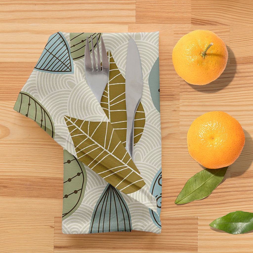 Autumn Leaf D1 Table Napkin-Table Napkins-NAP_TB-IC 5007405 IC 5007405, Abstract Expressionism, Abstracts, Ancient, Art and Paintings, Black and White, Decorative, Digital, Digital Art, Drawing, Fashion, Graphic, Historical, Illustrations, Medieval, Modern Art, Nature, Paintings, Patterns, Retro, Scenic, Seasons, Semi Abstract, Signs, Signs and Symbols, Vintage, White, autumn, leaf, d1, table, napkin, abstract, art, background, branch, decor, decoration, design, elegance, element, fall, foliage, garden, ill