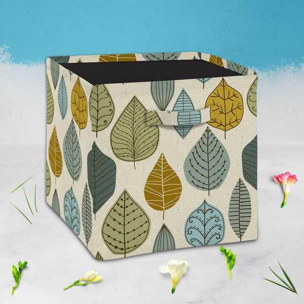 Autumn Leaf D1 Foldable Open Storage Bin | Organizer Box, Toy Basket, Shelf Box, Laundry Bag | Canvas Fabric-Storage Bins-STR_BI_CB-IC 5007405 IC 5007405, Abstract Expressionism, Abstracts, Ancient, Art and Paintings, Black and White, Decorative, Digital, Digital Art, Drawing, Fashion, Graphic, Historical, Illustrations, Medieval, Modern Art, Nature, Paintings, Patterns, Retro, Scenic, Seasons, Semi Abstract, Signs, Signs and Symbols, Vintage, White, autumn, leaf, d1, foldable, open, storage, bin, organizer