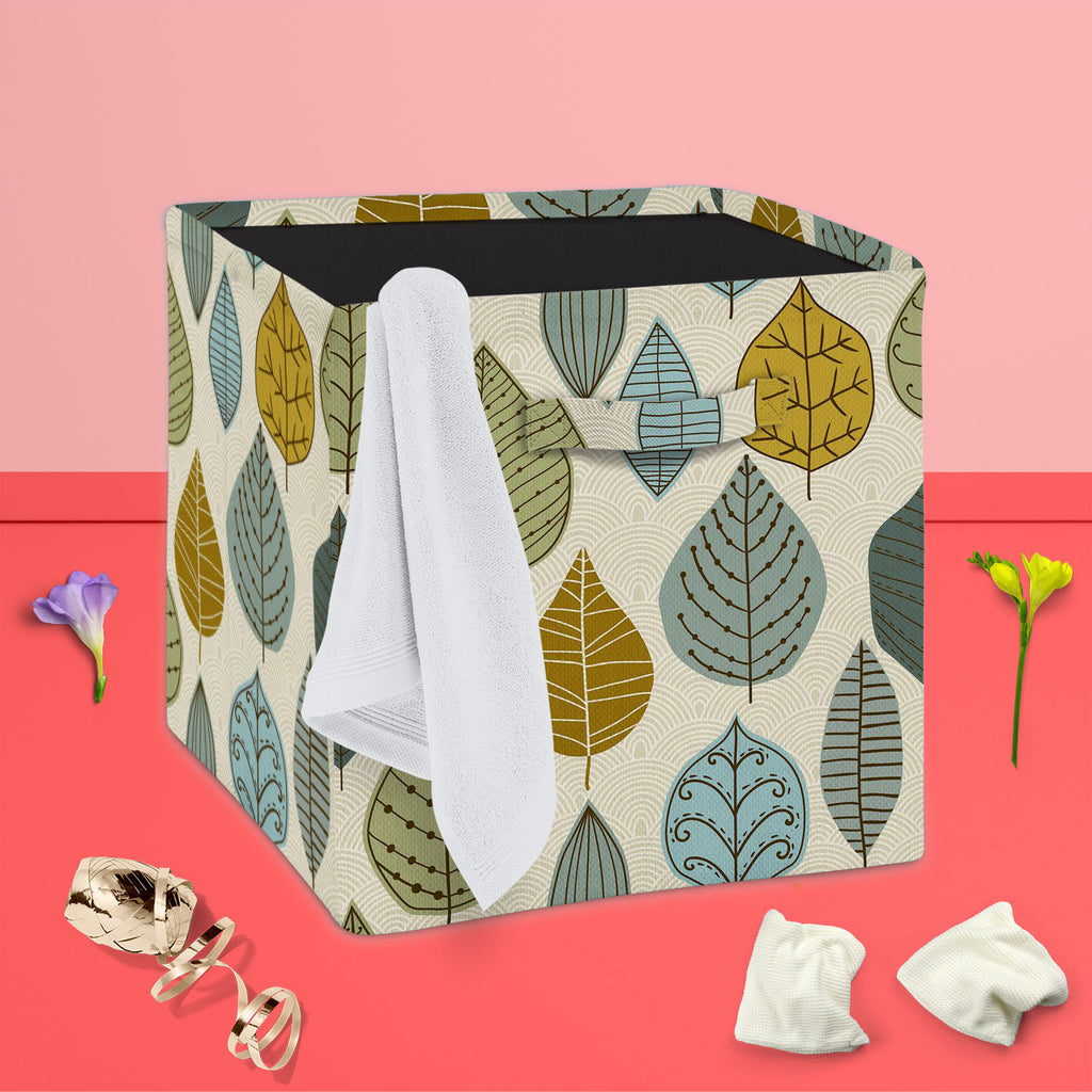 Autumn Leaf D1 Foldable Open Storage Bin | Organizer Box, Toy Basket, Shelf Box, Laundry Bag | Canvas Fabric-Storage Bins-STR_BI_CB-IC 5007405 IC 5007405, Abstract Expressionism, Abstracts, Ancient, Art and Paintings, Black and White, Decorative, Digital, Digital Art, Drawing, Fashion, Graphic, Historical, Illustrations, Medieval, Modern Art, Nature, Paintings, Patterns, Retro, Scenic, Seasons, Semi Abstract, Signs, Signs and Symbols, Vintage, White, autumn, leaf, d1, foldable, open, storage, bin, organizer