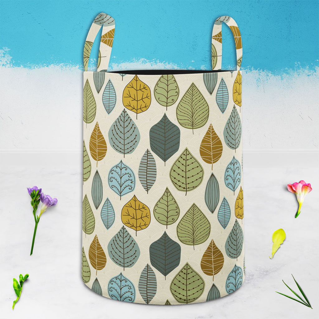 Autumn Leaf D1 Foldable Open Storage Bin | Organizer Box, Toy Basket, Shelf Box, Laundry Bag | Canvas Fabric-Storage Bins-STR_BI_CB-IC 5007405 IC 5007405, Abstract Expressionism, Abstracts, Ancient, Art and Paintings, Black and White, Decorative, Digital, Digital Art, Drawing, Fashion, Graphic, Historical, Illustrations, Medieval, Modern Art, Nature, Paintings, Patterns, Retro, Scenic, Seasons, Semi Abstract, Signs, Signs and Symbols, Vintage, White, autumn, leaf, d1, foldable, open, storage, bin, organizer