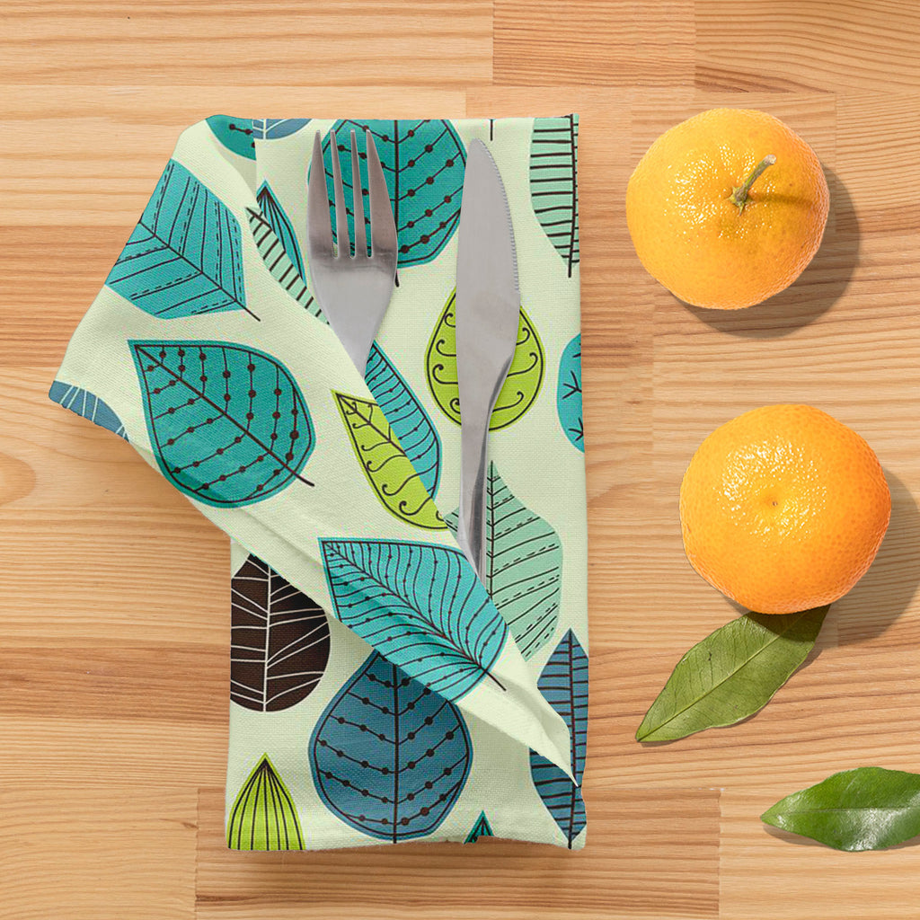 Autumn Leaf D2 Table Napkin-Table Napkins-NAP_TB-IC 5007406 IC 5007406, Abstract Expressionism, Abstracts, Ancient, Art and Paintings, Black and White, Decorative, Digital, Digital Art, Drawing, Fashion, Graphic, Historical, Illustrations, Medieval, Modern Art, Nature, Paintings, Patterns, Retro, Scenic, Seasons, Semi Abstract, Signs, Signs and Symbols, Vintage, White, autumn, leaf, d2, table, napkin, abstract, art, background, branch, decor, decoration, design, elegance, element, fall, foliage, garden, ill