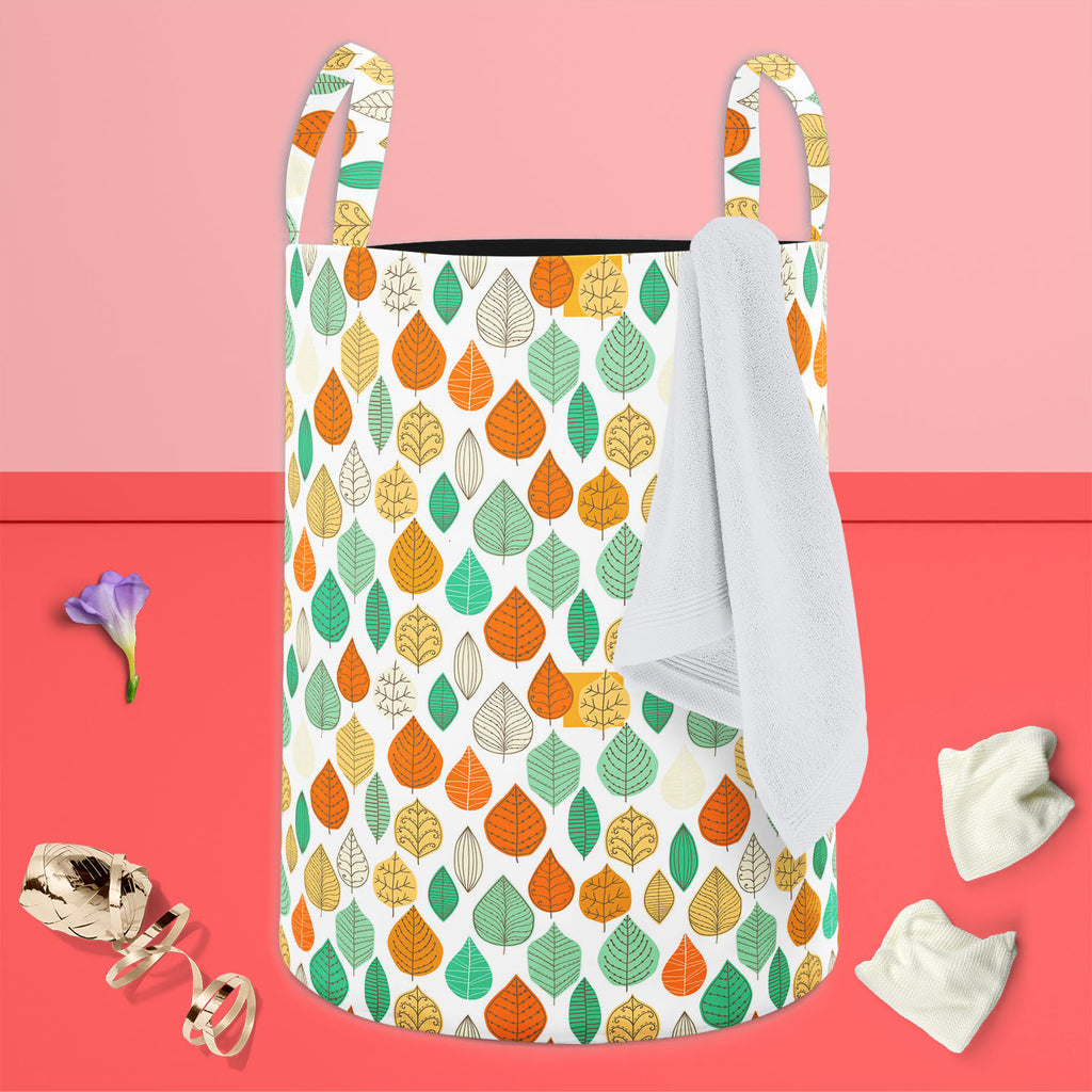 Leaf Art D1 Foldable Open Storage Bin | Organizer Box, Toy Basket, Shelf Box, Laundry Bag | Canvas Fabric-Storage Bins-STR_BI_CB-IC 5007407 IC 5007407, Abstract Expressionism, Abstracts, Ancient, Art and Paintings, Black and White, Decorative, Digital, Digital Art, Drawing, Fashion, Graphic, Historical, Illustrations, Medieval, Modern Art, Nature, Paintings, Patterns, Retro, Scenic, Seasons, Semi Abstract, Signs, Signs and Symbols, Vintage, White, leaf, art, d1, foldable, open, storage, bin, organizer, box,