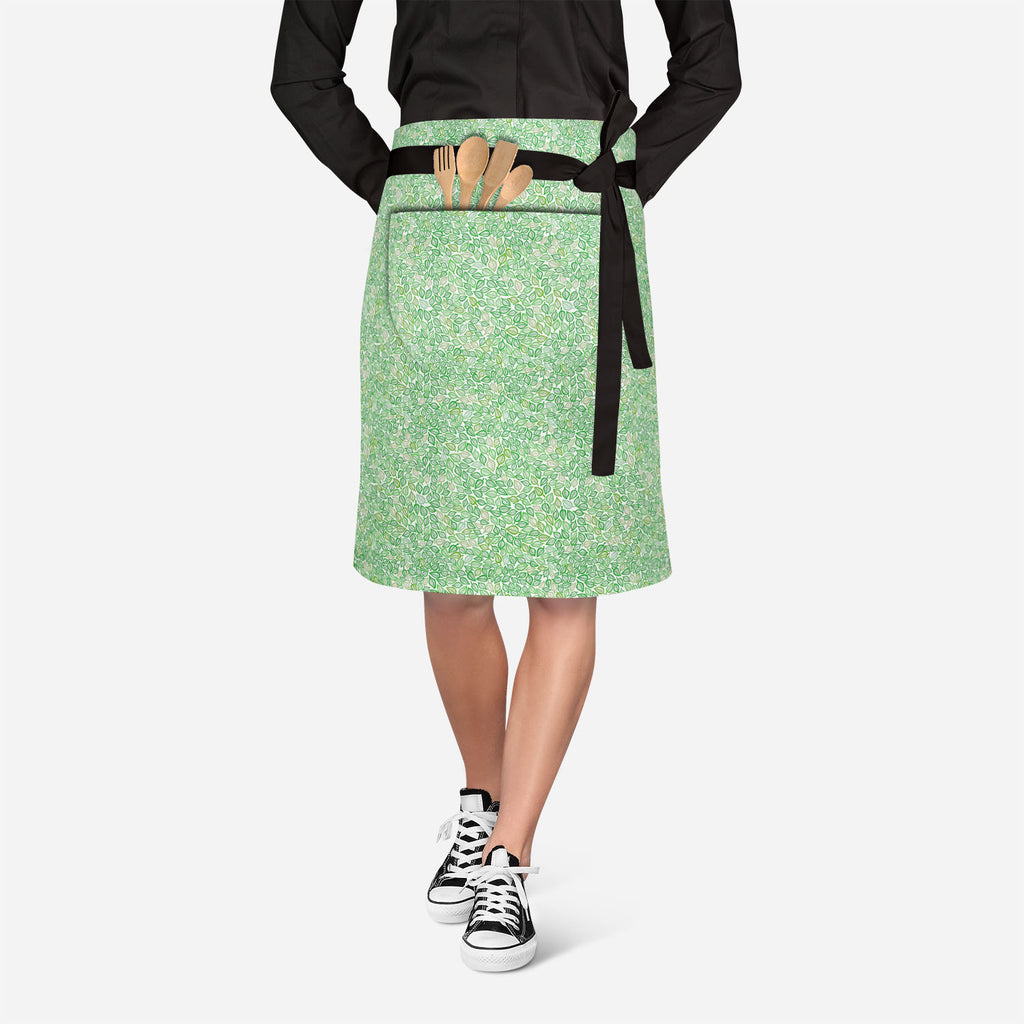 Artistic Leaf Apron | Adjustable, Free Size & Waist Tiebacks-Apron Waist to Feet-APR_WS_KN-IC 5007409 IC 5007409, Abstract Expressionism, Abstracts, Art and Paintings, Black and White, Decorative, Digital, Digital Art, Drawing, Fashion, Graphic, Illustrations, Modern Art, Nature, Patterns, Retro, Scenic, Seasons, Semi Abstract, Signs, Signs and Symbols, White, artistic, leaf, apron, adjustable, free, size, waist, tiebacks, abstract, art, autumn, background, beautiful, beauty, curve, decor, decoration, desig