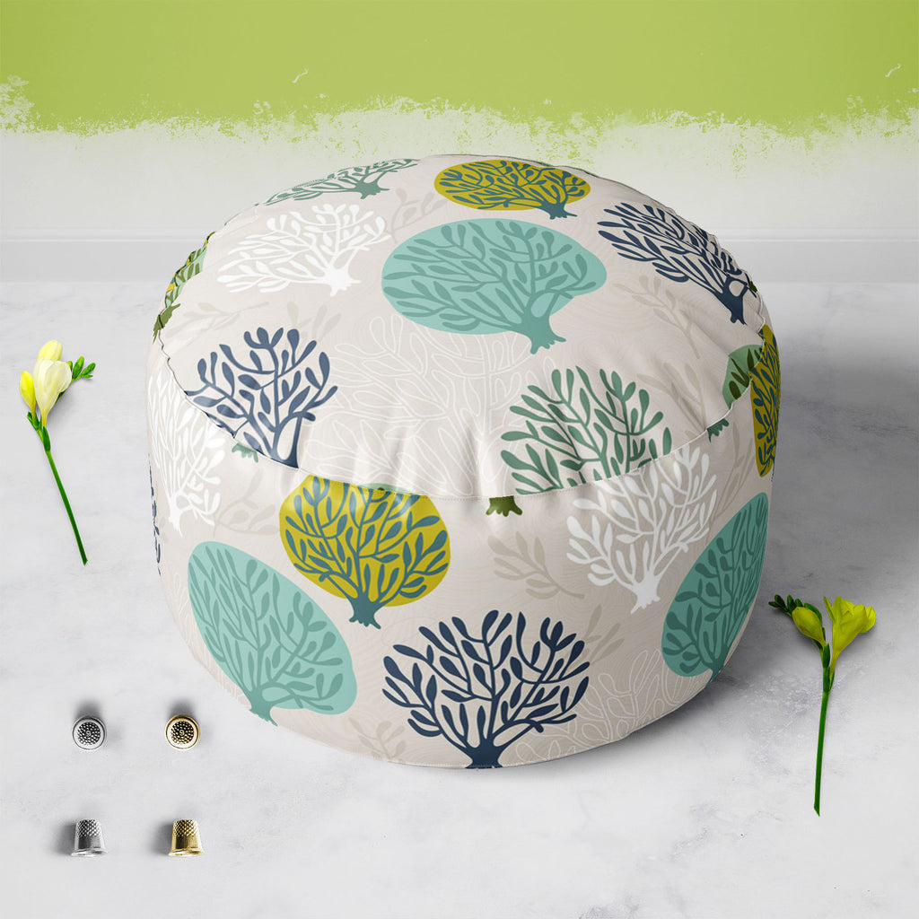 Leaf Art D2 Footstool Footrest Puffy Pouffe Ottoman Bean Bag | Canvas Fabric-Footstools-FST_CB_BN-IC 5007410 IC 5007410, Abstract Expressionism, Abstracts, Ancient, Art and Paintings, Black and White, Decorative, Digital, Digital Art, Drawing, Fashion, Graphic, Historical, Illustrations, Medieval, Modern Art, Nature, Paintings, Patterns, Retro, Scenic, Seasons, Semi Abstract, Signs, Signs and Symbols, Vintage, White, leaf, art, d2, footstool, footrest, puffy, pouffe, ottoman, bean, bag, canvas, fabric, abst