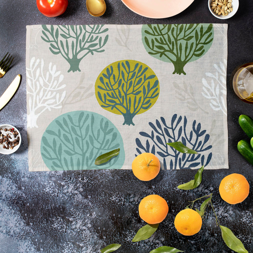 Leaf Art D2 Table Mat Placemat-Table Place Mats Fabric-MAT_TB-IC 5007410 IC 5007410, Abstract Expressionism, Abstracts, Ancient, Art and Paintings, Black and White, Decorative, Digital, Digital Art, Drawing, Fashion, Graphic, Historical, Illustrations, Medieval, Modern Art, Nature, Paintings, Patterns, Retro, Scenic, Seasons, Semi Abstract, Signs, Signs and Symbols, Vintage, White, leaf, art, d2, table, mat, placemat, abstract, autumn, background, branch, decor, decoration, design, elegance, element, fall, 