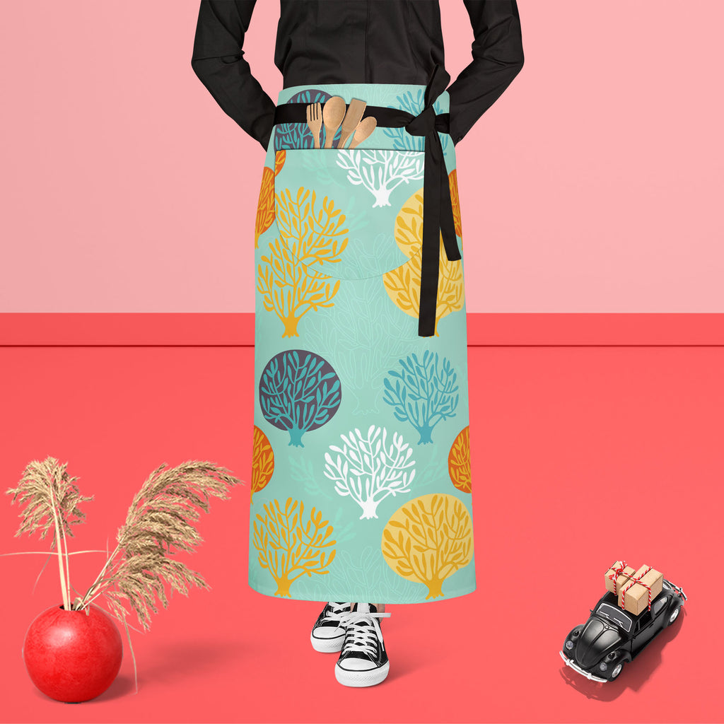 Leaf Art D3 Apron | Adjustable, Free Size & Waist Tiebacks-Aprons Waist to Feet-APR_WS_FT-IC 5007412 IC 5007412, Abstract Expressionism, Abstracts, Ancient, Art and Paintings, Black and White, Decorative, Digital, Digital Art, Drawing, Fashion, Graphic, Historical, Illustrations, Medieval, Modern Art, Nature, Paintings, Patterns, Retro, Scenic, Seasons, Semi Abstract, Signs, Signs and Symbols, Vintage, White, leaf, art, d3, apron, adjustable, free, size, waist, tiebacks, abstract, autumn, background, branch