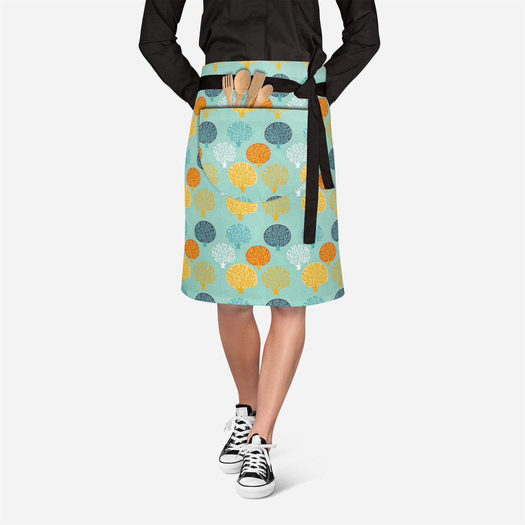 Leaf Art Apron | Adjustable, Free Size & Waist Tiebacks-Apron Waist to Feet-APR_WS_KN-IC 5007412 IC 5007412, Abstract Expressionism, Abstracts, Ancient, Art and Paintings, Black and White, Decorative, Digital, Digital Art, Drawing, Fashion, Graphic, Historical, Illustrations, Medieval, Modern Art, Nature, Paintings, Patterns, Retro, Scenic, Seasons, Semi Abstract, Signs, Signs and Symbols, Vintage, White, leaf, art, apron, adjustable, free, size, waist, tiebacks, abstract, autumn, background, branch, decor,