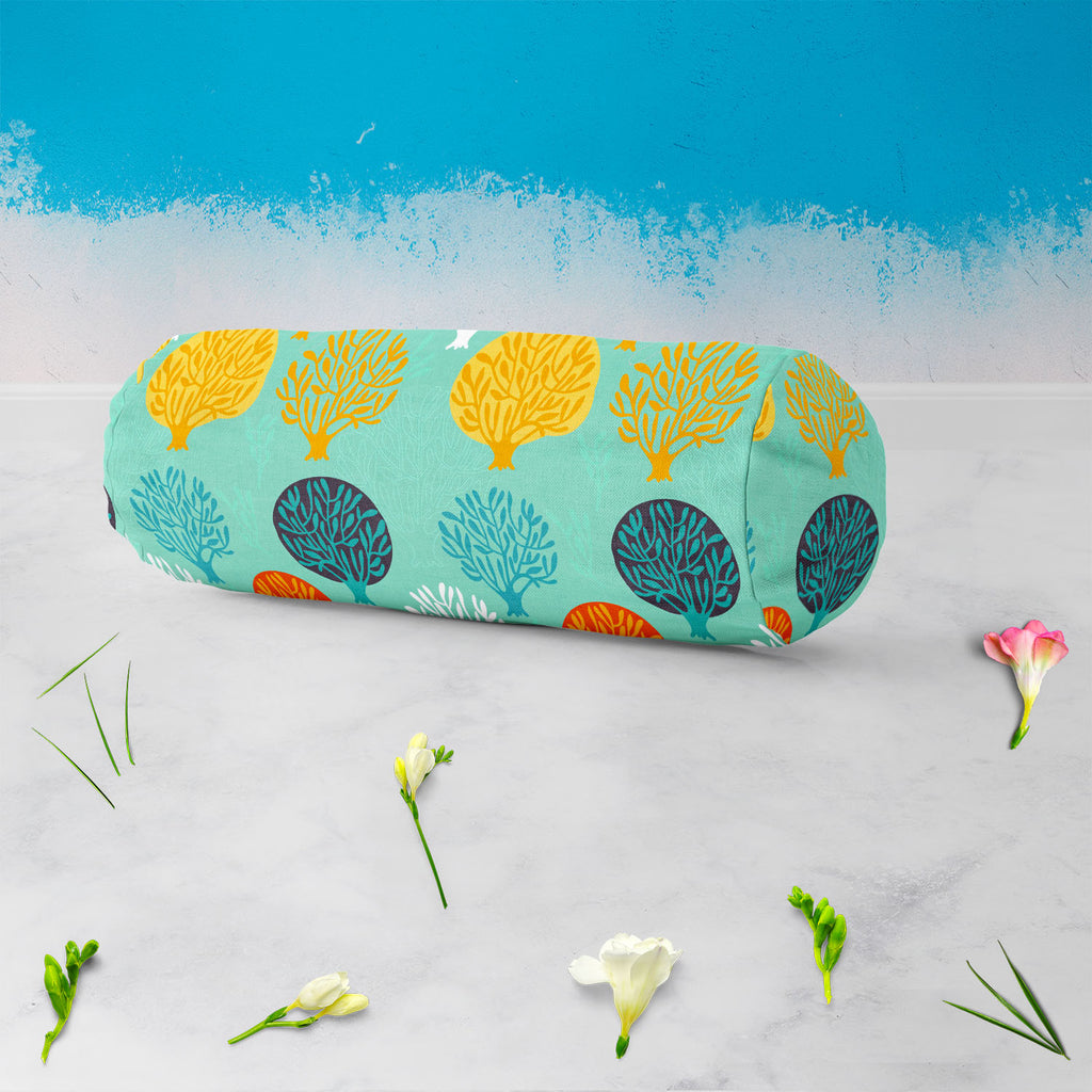 Leaf Art D3 Bolster Cover Booster Cases | Concealed Zipper Opening-Bolster Covers-BOL_CV_ZP-IC 5007412 IC 5007412, Abstract Expressionism, Abstracts, Ancient, Art and Paintings, Black and White, Decorative, Digital, Digital Art, Drawing, Fashion, Graphic, Historical, Illustrations, Medieval, Modern Art, Nature, Paintings, Patterns, Retro, Scenic, Seasons, Semi Abstract, Signs, Signs and Symbols, Vintage, White, leaf, art, d3, bolster, cover, booster, cases, concealed, zipper, opening, abstract, autumn, back