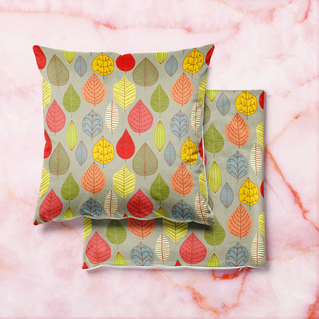 Leaf Art D4 Cushion Cover Throw Pillow-Cushion Covers-CUS_CV-IC 5007413 IC 5007413, Abstract Expressionism, Abstracts, Ancient, Art and Paintings, Black and White, Decorative, Digital, Digital Art, Drawing, Fashion, Graphic, Historical, Illustrations, Medieval, Modern Art, Nature, Paintings, Patterns, Retro, Scenic, Seasons, Semi Abstract, Signs, Signs and Symbols, Vintage, White, leaf, art, d4, cushion, cover, throw, pillow, abstract, autumn, background, branch, decor, decoration, design, elegance, element