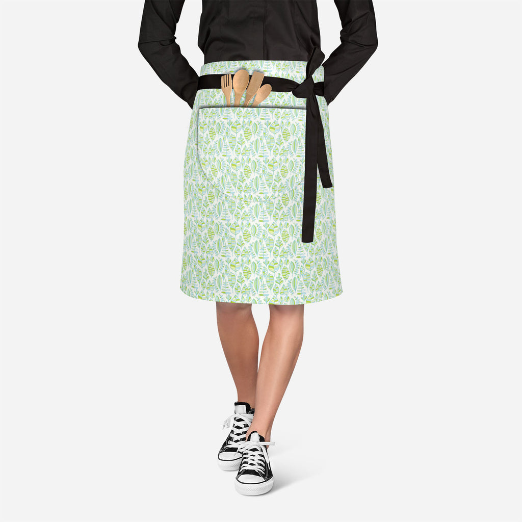 Autumn Leaf Apron | Adjustable, Free Size & Waist Tiebacks-Apron Waist to Feet-APR_WS_KN-IC 5007414 IC 5007414, Abstract Expressionism, Abstracts, Ancient, Art and Paintings, Black and White, Decorative, Digital, Digital Art, Drawing, Fashion, Graphic, Historical, Illustrations, Medieval, Modern Art, Nature, Paintings, Patterns, Retro, Scenic, Seasons, Semi Abstract, Signs, Signs and Symbols, Vintage, White, autumn, leaf, apron, adjustable, free, size, waist, tiebacks, abstract, art, background, branch, dec