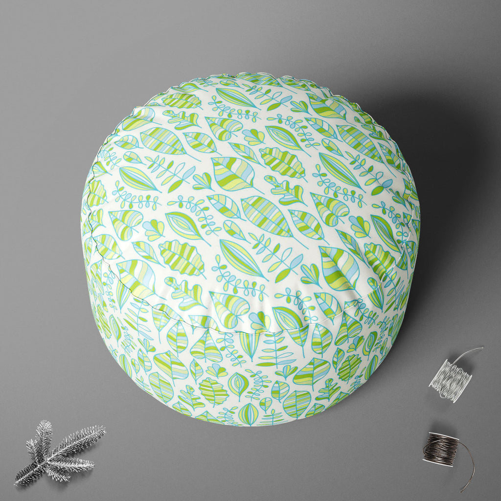 Autumn Leaf D4 Footstool Footrest Puffy Pouffe Ottoman Bean Bag | Canvas Fabric-Footstools-FST_CB_BN-IC 5007414 IC 5007414, Abstract Expressionism, Abstracts, Ancient, Art and Paintings, Black and White, Decorative, Digital, Digital Art, Drawing, Fashion, Graphic, Historical, Illustrations, Medieval, Modern Art, Nature, Paintings, Patterns, Retro, Scenic, Seasons, Semi Abstract, Signs, Signs and Symbols, Vintage, White, autumn, leaf, d4, footstool, footrest, puffy, pouffe, ottoman, bean, bag, canvas, fabric