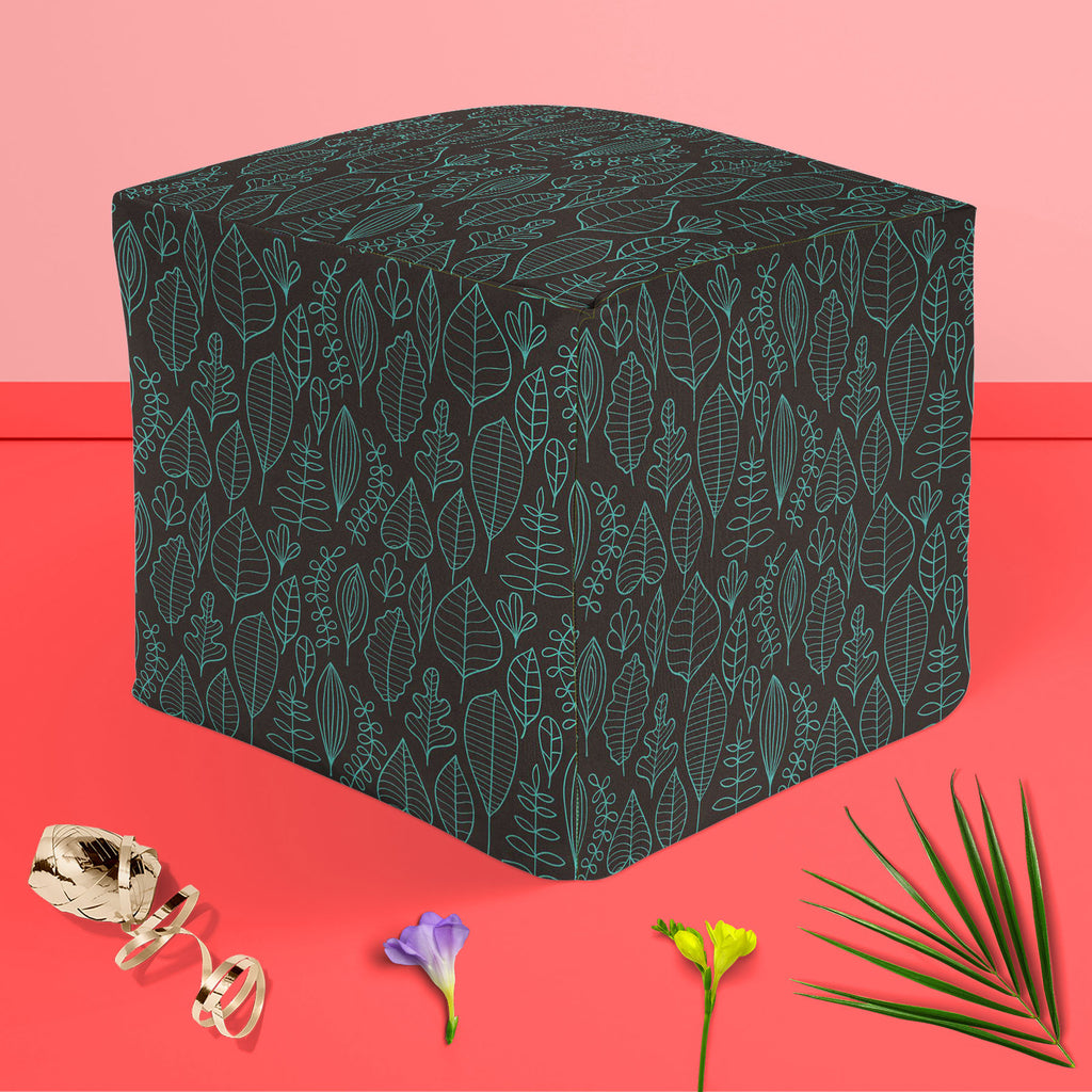 Autumn Leaf D5 Footstool Footrest Puffy Pouffe Ottoman Bean Bag | Canvas Fabric-Footstools-FST_CB_BN-IC 5007415 IC 5007415, Abstract Expressionism, Abstracts, Ancient, Art and Paintings, Black and White, Decorative, Digital, Digital Art, Drawing, Fashion, Graphic, Historical, Illustrations, Medieval, Modern Art, Nature, Paintings, Patterns, Retro, Scenic, Seasons, Semi Abstract, Signs, Signs and Symbols, Vintage, White, autumn, leaf, d5, footstool, footrest, puffy, pouffe, ottoman, bean, bag, canvas, fabric