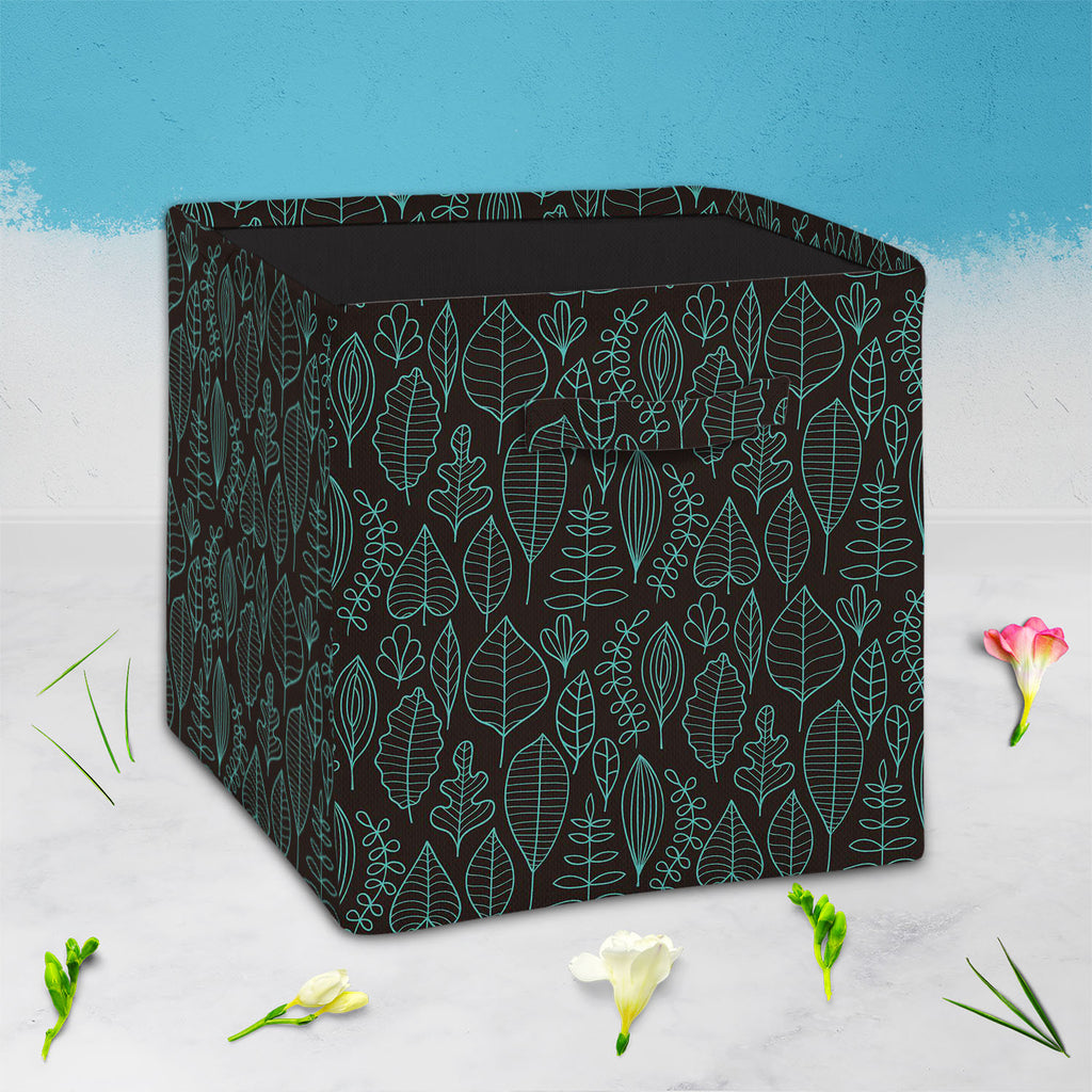 Autumn Leaf D5 Foldable Open Storage Bin | Organizer Box, Toy Basket, Shelf Box, Laundry Bag | Canvas Fabric-Storage Bins-STR_BI_CB-IC 5007415 IC 5007415, Abstract Expressionism, Abstracts, Ancient, Art and Paintings, Black and White, Decorative, Digital, Digital Art, Drawing, Fashion, Graphic, Historical, Illustrations, Medieval, Modern Art, Nature, Paintings, Patterns, Retro, Scenic, Seasons, Semi Abstract, Signs, Signs and Symbols, Vintage, White, autumn, leaf, d5, foldable, open, storage, bin, organizer