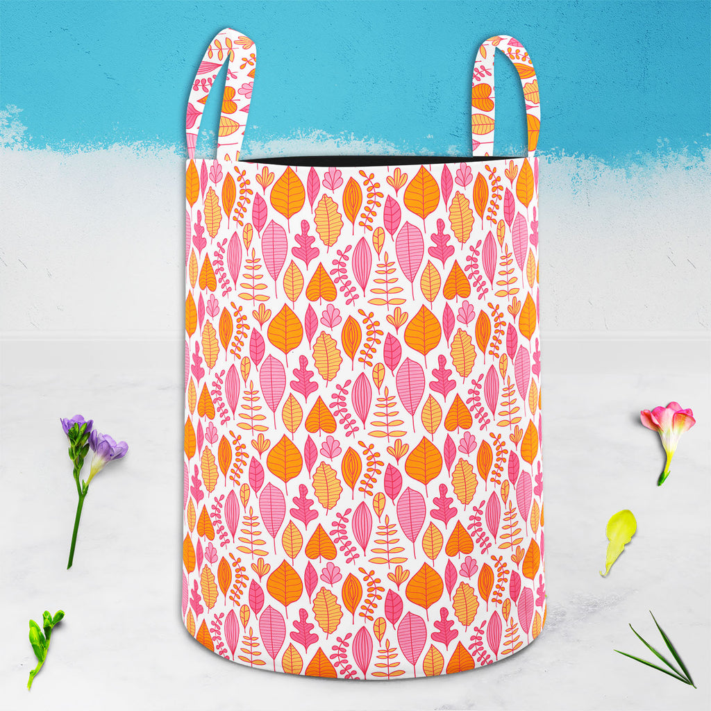 Leaf Art D5 Foldable Open Storage Bin | Organizer Box, Toy Basket, Shelf Box, Laundry Bag | Canvas Fabric-Storage Bins-STR_BI_CB-IC 5007416 IC 5007416, Abstract Expressionism, Abstracts, Ancient, Art and Paintings, Black and White, Decorative, Digital, Digital Art, Drawing, Fashion, Graphic, Historical, Illustrations, Medieval, Modern Art, Nature, Paintings, Patterns, Retro, Scenic, Seasons, Semi Abstract, Signs, Signs and Symbols, Vintage, White, leaf, art, d5, foldable, open, storage, bin, organizer, box,