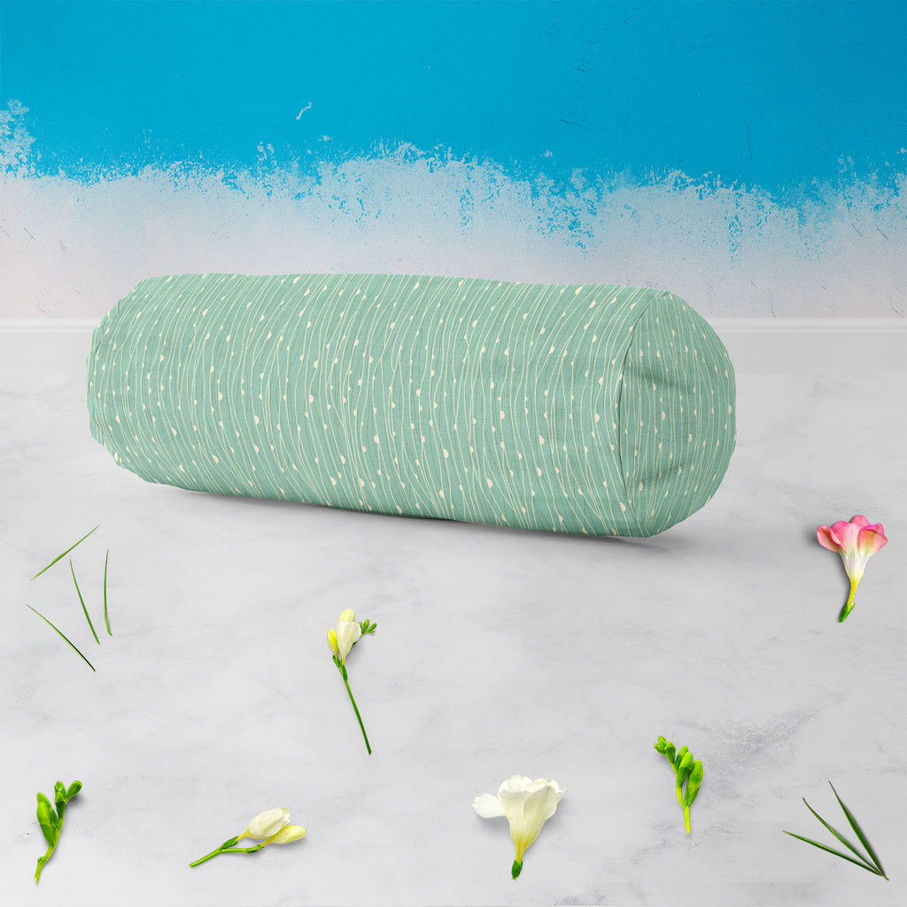 Abstract Style D1 Bolster Cover Booster Cases | Concealed Zipper Opening - Bolster Covers - ArtzFolio.com