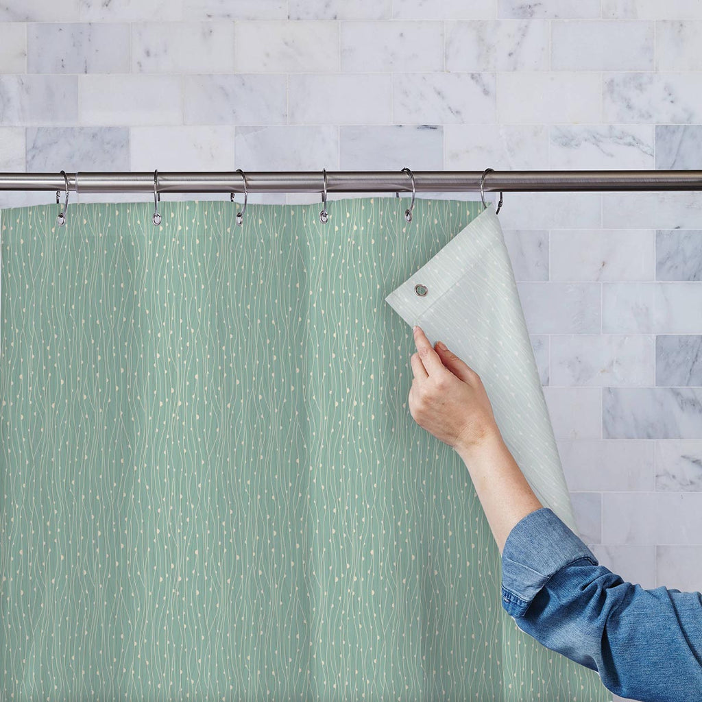 Abstract Style Washable Waterproof Shower Curtain - Shower Curtains - ArtzFolio.com
