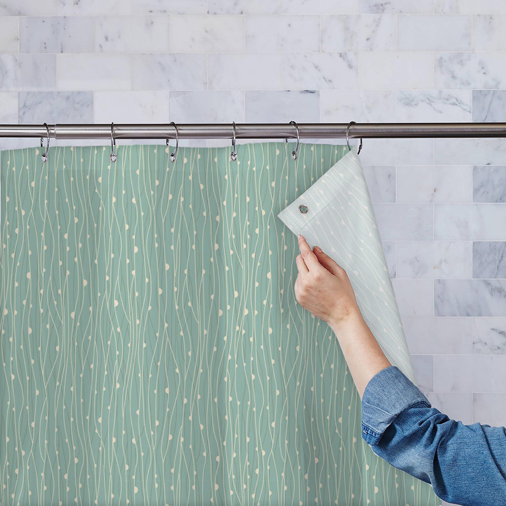 Abstract Style D1 Washable Waterproof Shower Curtain - Shower Curtains - ArtzFolio.com
