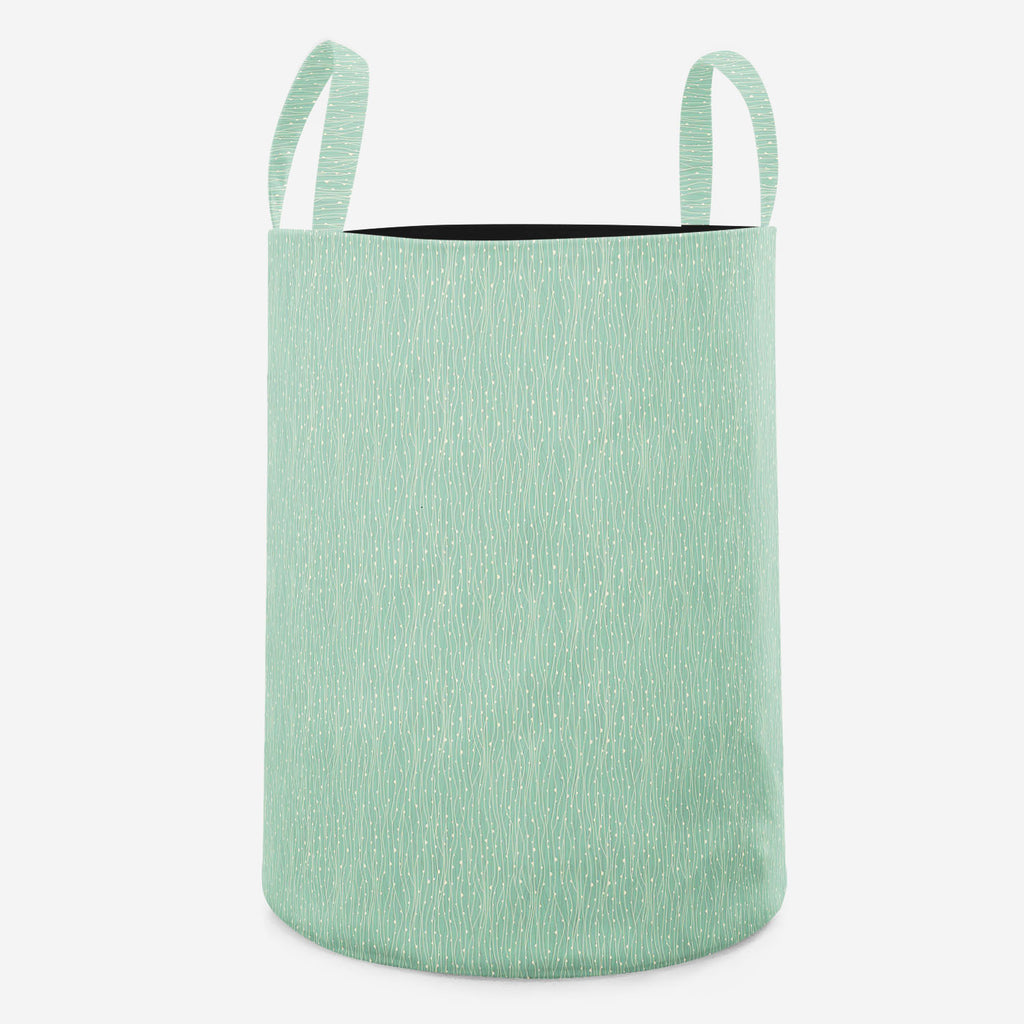 Abstract Style Foldable Open Storage Bin | Organizer Box, Toy Basket, Shelf Box, Laundry Bag | Canvas Fabric - Storage Bins - ArtzFolio.com