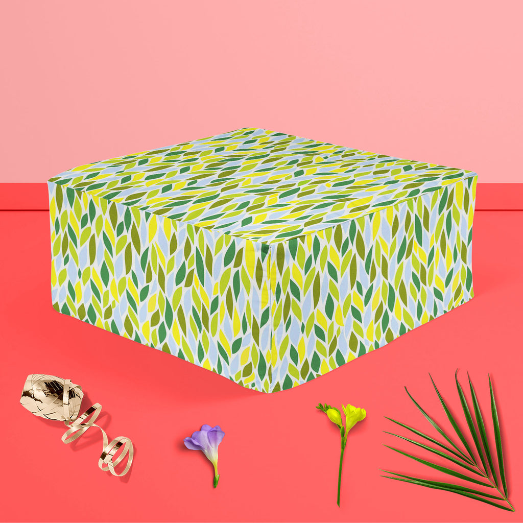 Leaf Art D6 Footstool Footrest Puffy Pouffe Ottoman Bean Bag | Canvas Fabric-Footstools-FST_CB_BN-IC 5007418 IC 5007418, Abstract Expressionism, Abstracts, Art and Paintings, Black and White, Decorative, Digital, Digital Art, Drawing, Fashion, Graphic, Illustrations, Modern Art, Nature, Patterns, Retro, Scenic, Seasons, Semi Abstract, Signs, Signs and Symbols, White, leaf, art, d6, footstool, footrest, puffy, pouffe, ottoman, bean, bag, canvas, fabric, abstract, autumn, background, beautiful, beauty, curve,