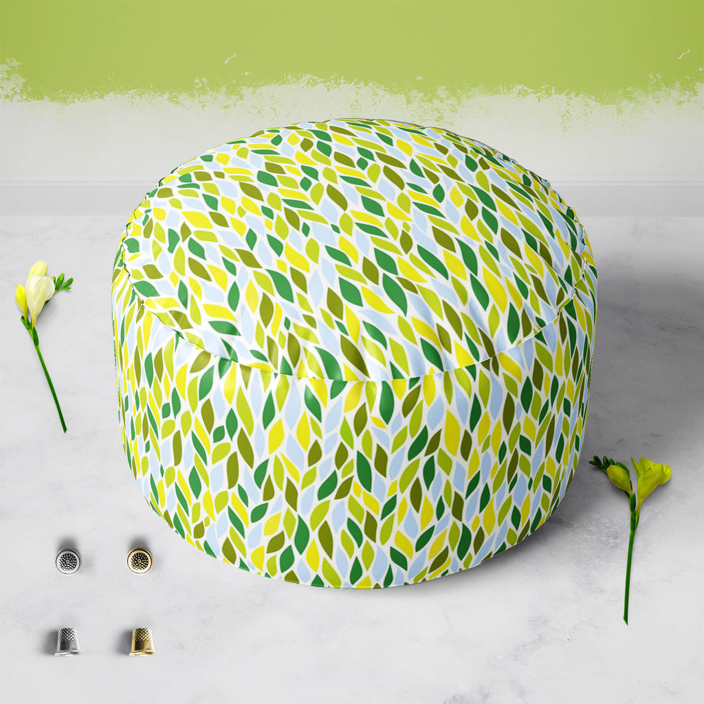 Leaf Art D6 Footstool Footrest Puffy Pouffe Ottoman Bean Bag | Canvas Fabric-Footstools-FST_CB_BN-IC 5007418 IC 5007418, Abstract Expressionism, Abstracts, Art and Paintings, Black and White, Decorative, Digital, Digital Art, Drawing, Fashion, Graphic, Illustrations, Modern Art, Nature, Patterns, Retro, Scenic, Seasons, Semi Abstract, Signs, Signs and Symbols, White, leaf, art, d6, footstool, footrest, puffy, pouffe, ottoman, bean, bag, canvas, fabric, abstract, autumn, background, beautiful, beauty, curve,